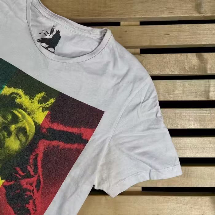 Band Tees × Bob Marley × Vintage Mens Vintage T Shirt Bob Marley Size M Size US M / EU 48-50 / 2 - 2 Thumbnail