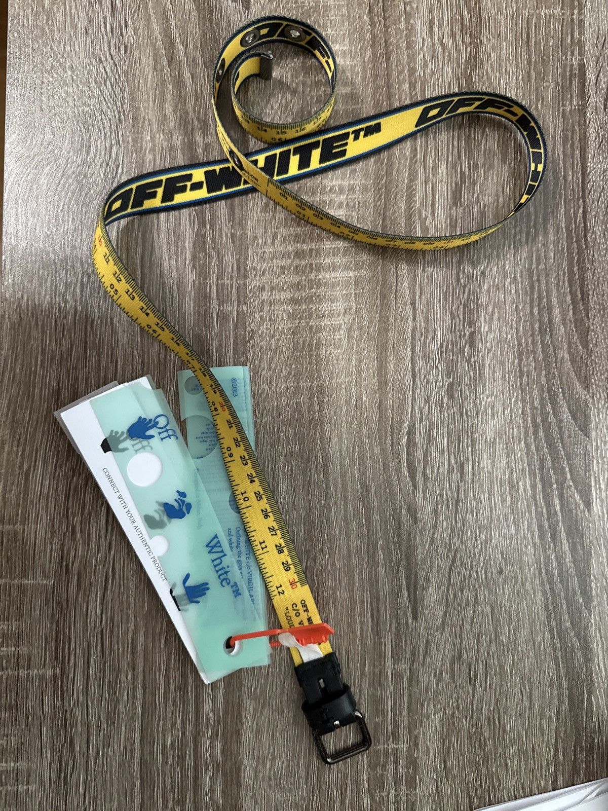 Off-White Off-White Womens Reversible Measuring Tape Belt Size ONE SIZE - 9 Thumbnail