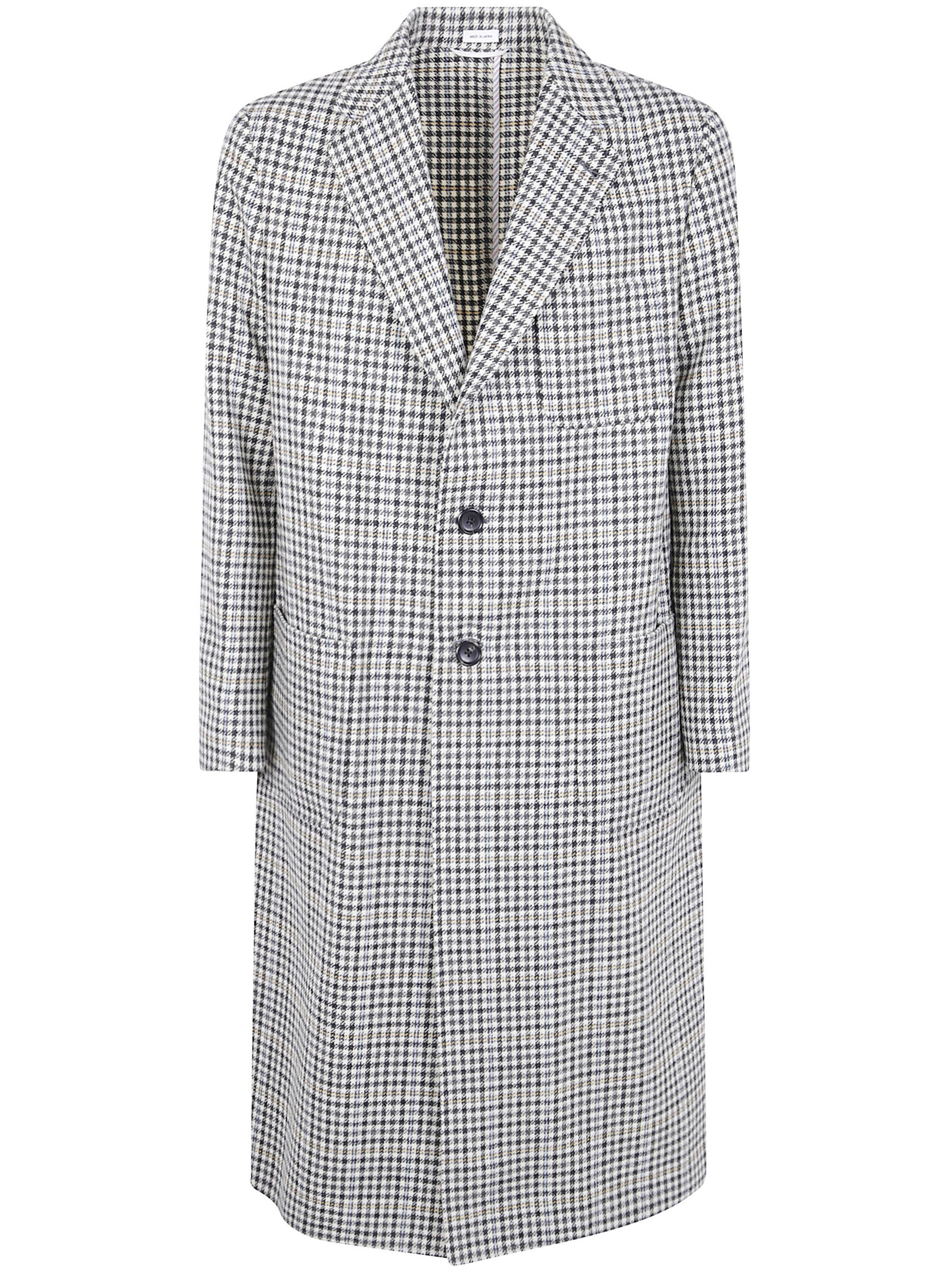 Thom Browne UNCONSTRUCTED ELONGATED COAT CHECK HUNTING TWEED Size US M / EU 48-50 / 2 - 1 Thumbnail