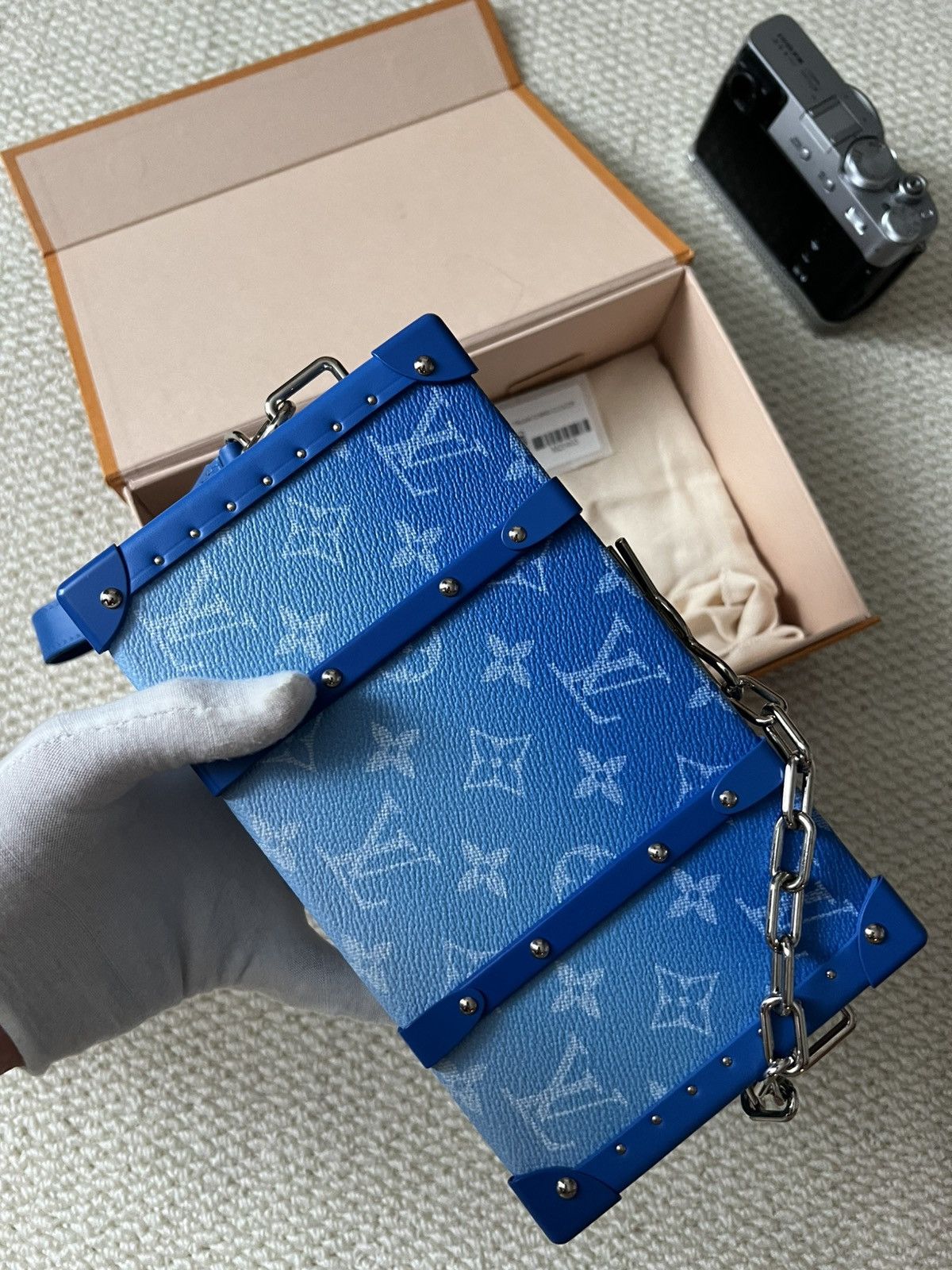 Louis Vuitton Wallet Trunk Louis Vuitton Limited Blue Trunk Size ONE SIZE - 11 Thumbnail