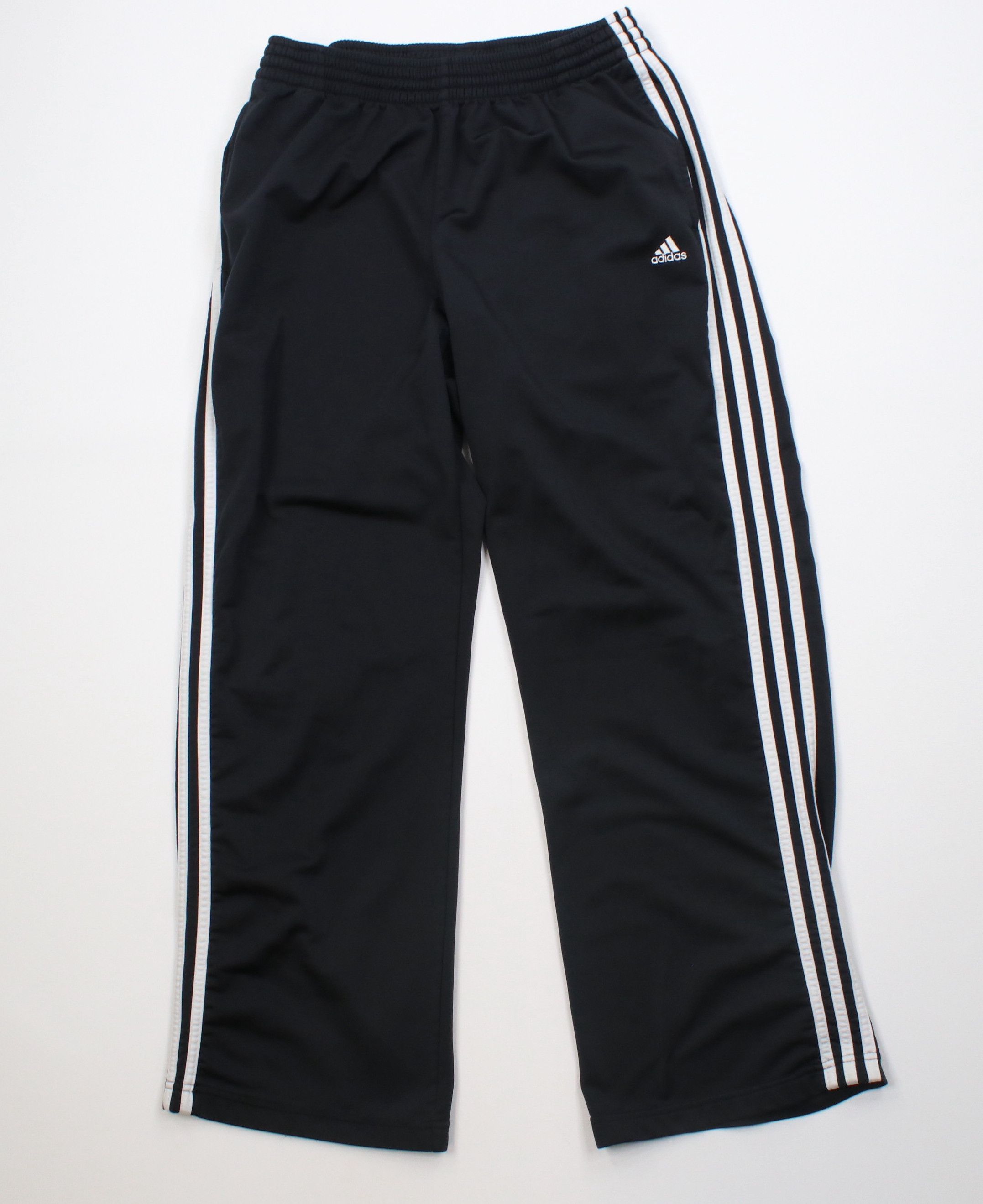 Adidas Vintage Y2K 2005 Adidas Wide Leg Sweatpants Pants Black Size US 34 / EU 50 - 1 Thumbnail