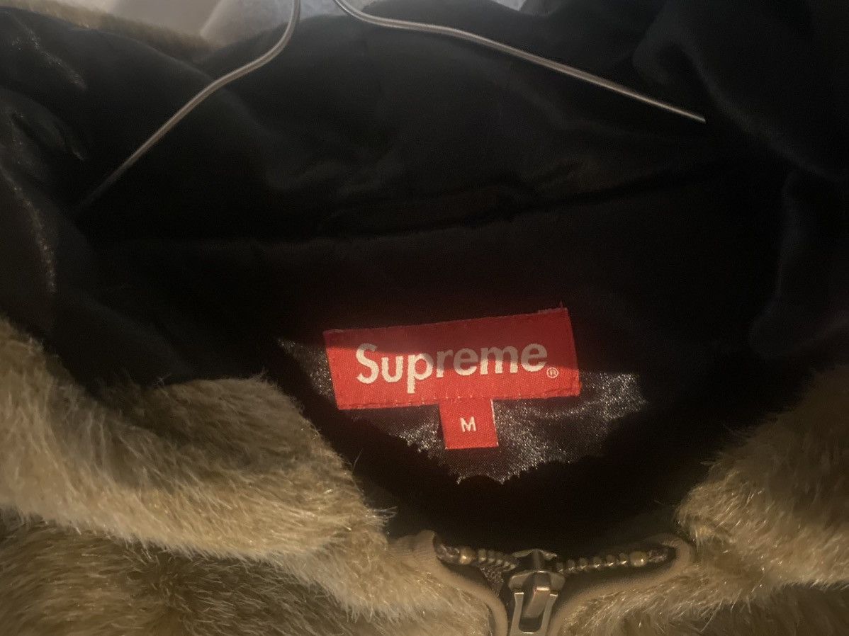 Supreme FW15 Faux Fur Hooded Zip Jacket Size US M / EU 48-50 / 2 - 3 Thumbnail
