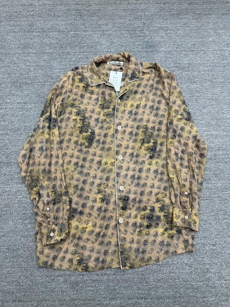 Acne Studios Acne Studios All-over floral print shirt Size US M / EU 48-50 / 2 - 1 Thumbnail