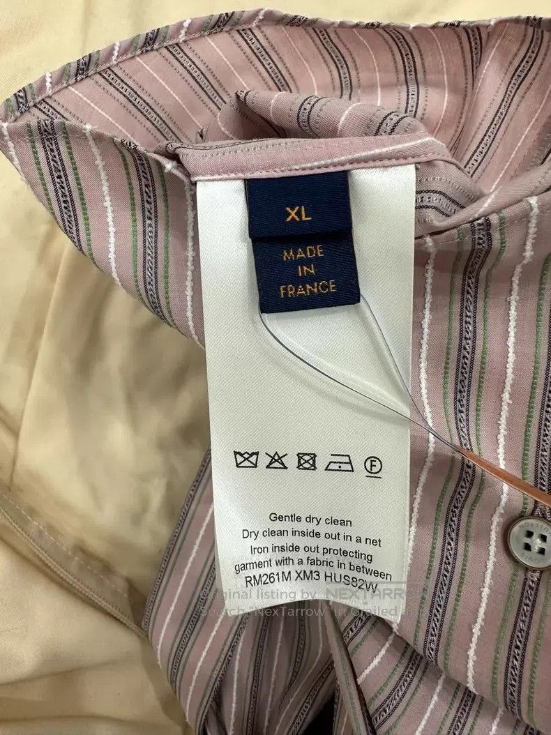 Louis Vuitton Louis Vuitton 26 New Louis Vuitton Striped Long Sleeve Shi Size US XL / EU 56 / 4 - 5 Thumbnail