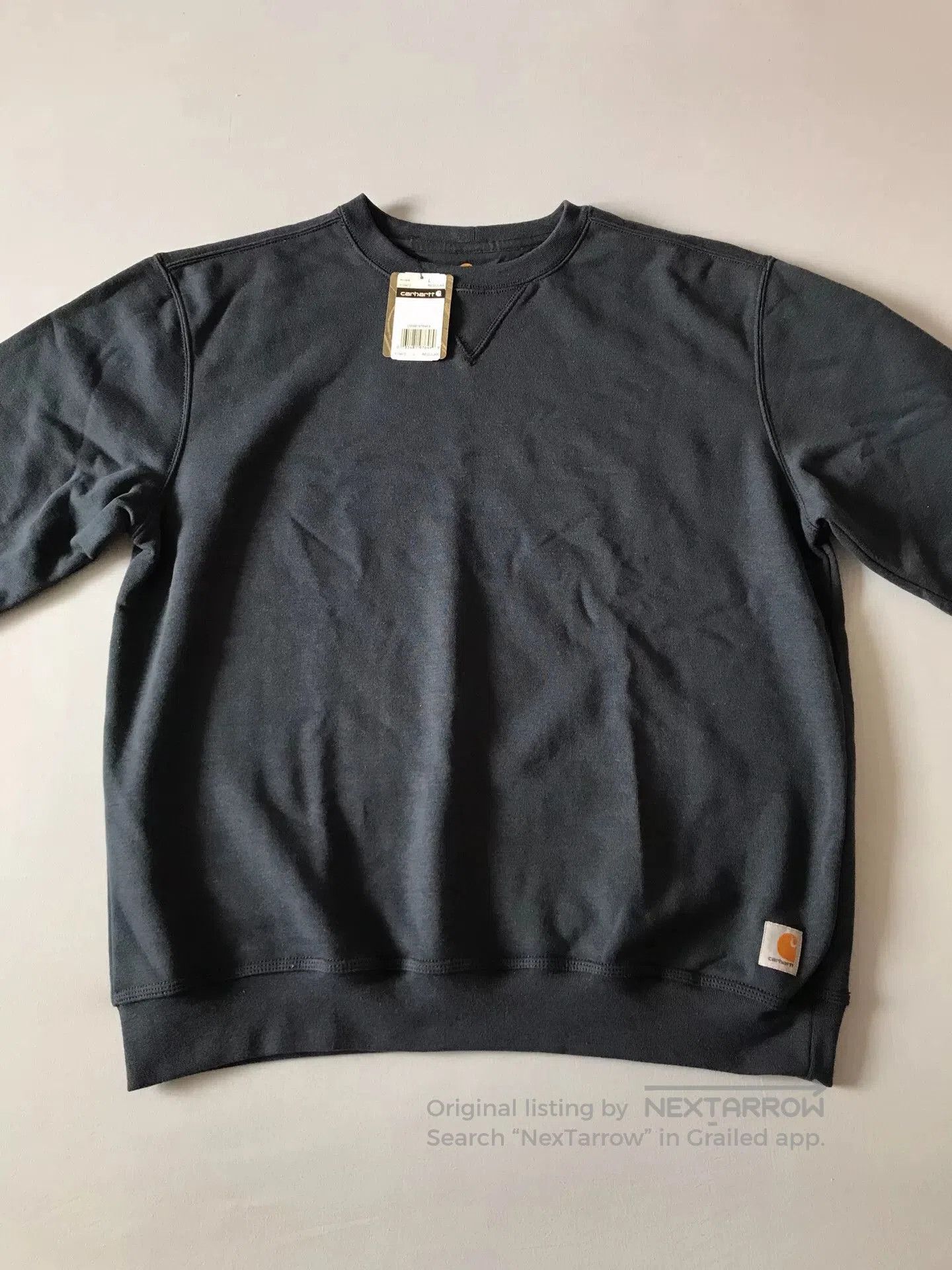 Carhartt Carhartt K124 Navy Crewneck Sweatshirt. Size US L / EU 52-54 / 3 - 3 Thumbnail