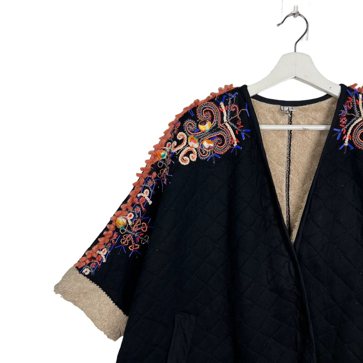 Japanese Brand 🔥 HARAJUKU TOKYO STYLE CARDIGAN JACKET FAUX FUR LINING Size US M / EU 48-50 / 2 - 7 Thumbnail