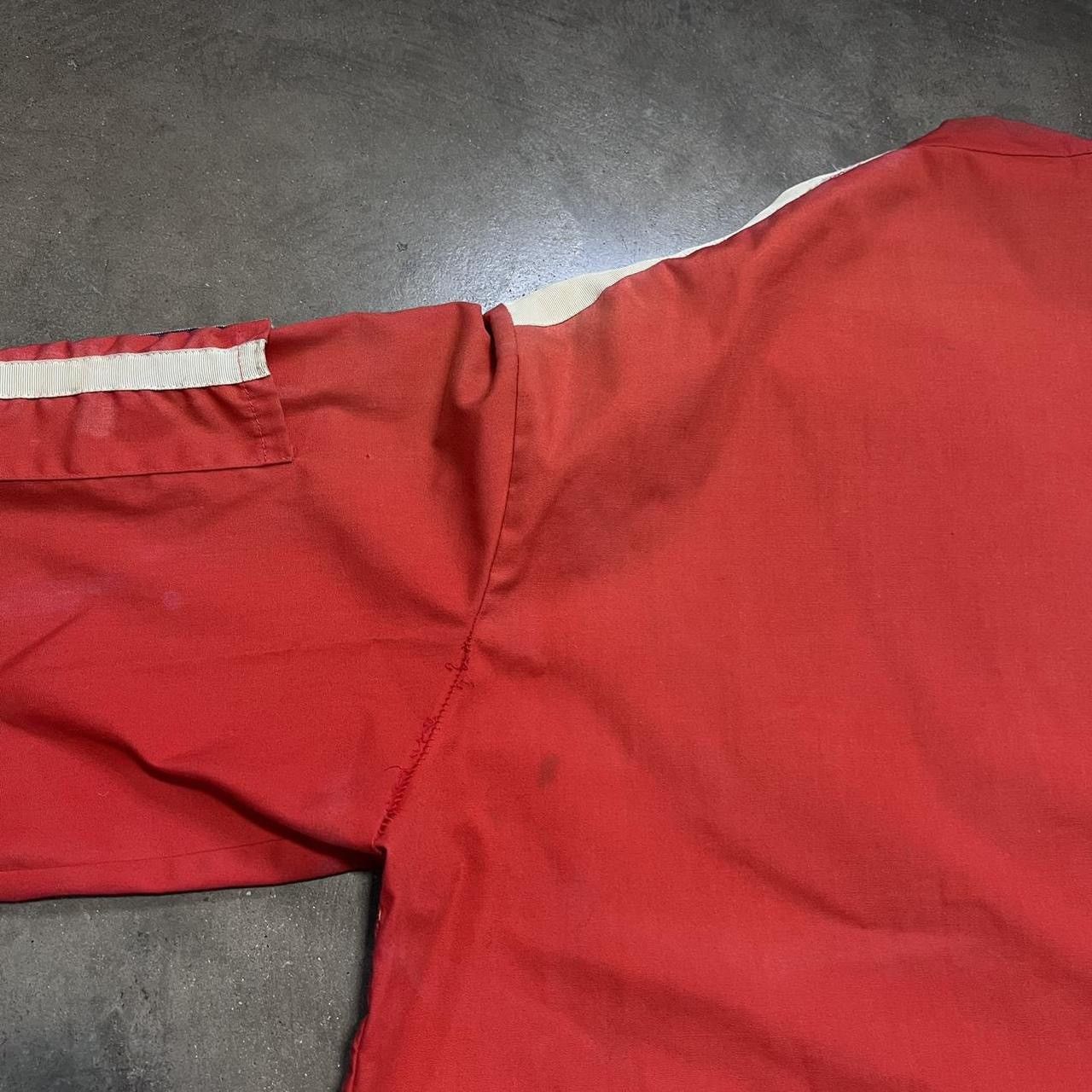 Vintage Vintage 70s Lightweight Zip Up Jacket Red Faded Boxy Talon Size US L / EU 52-54 / 3 - 6 Thumbnail