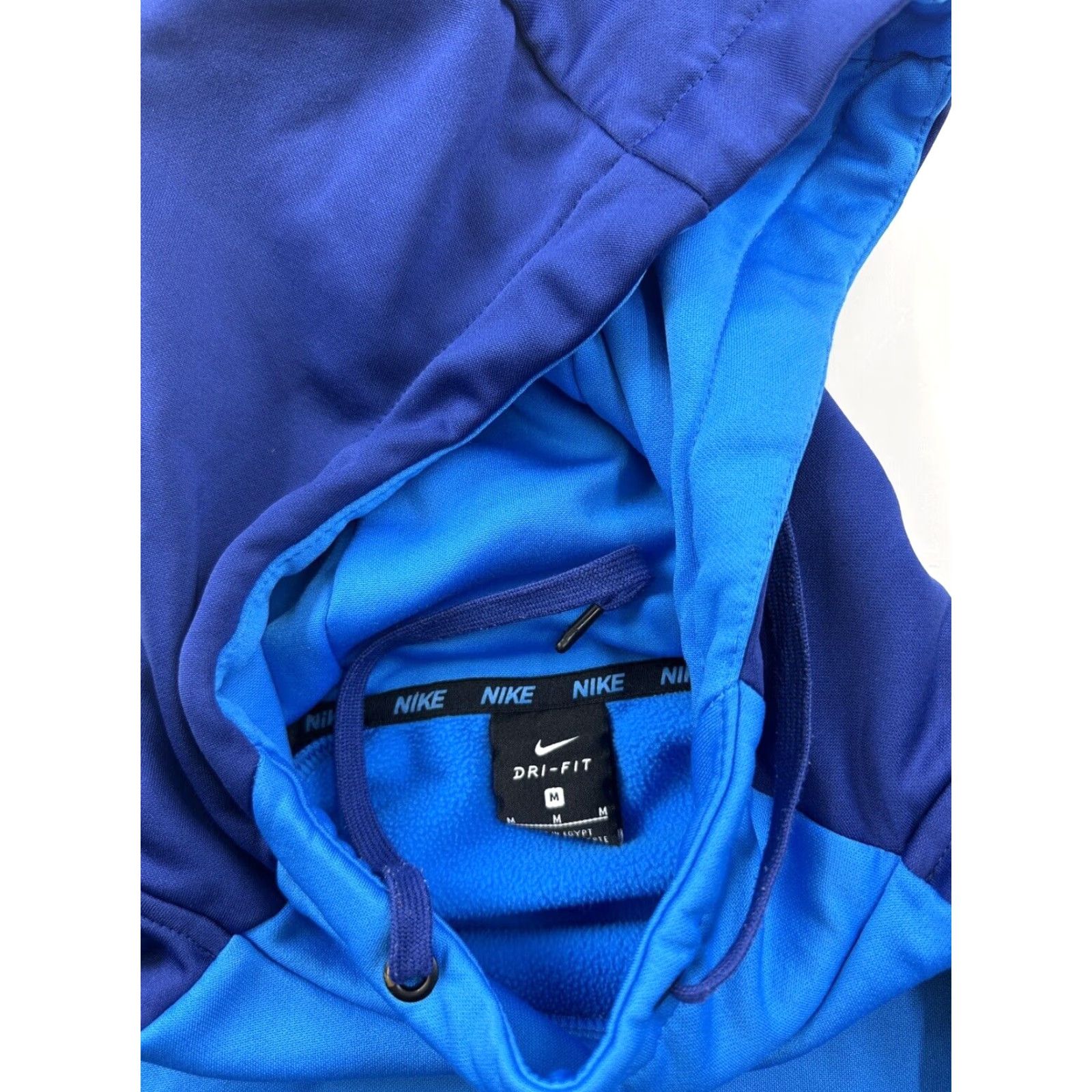 Nike Nike Hoodie Sweatshirt Mens Size M Blue Nike Spellout Long Sleeve Size US M / EU 48-50 / 2 - 6 Thumbnail