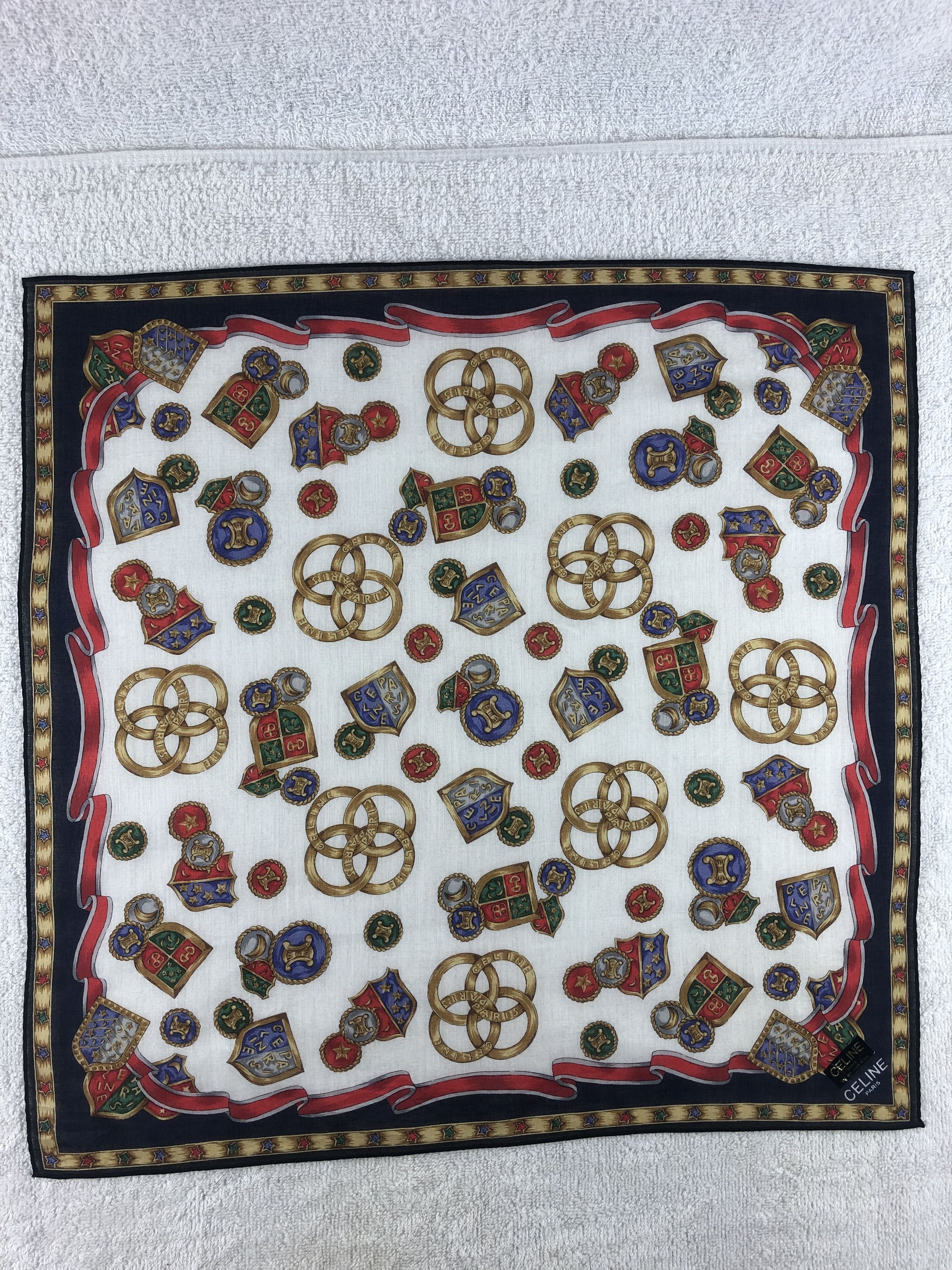 Celine Celine Handkerchief / Bandana / Neckerchief Size ONE SIZE - 3 Thumbnail