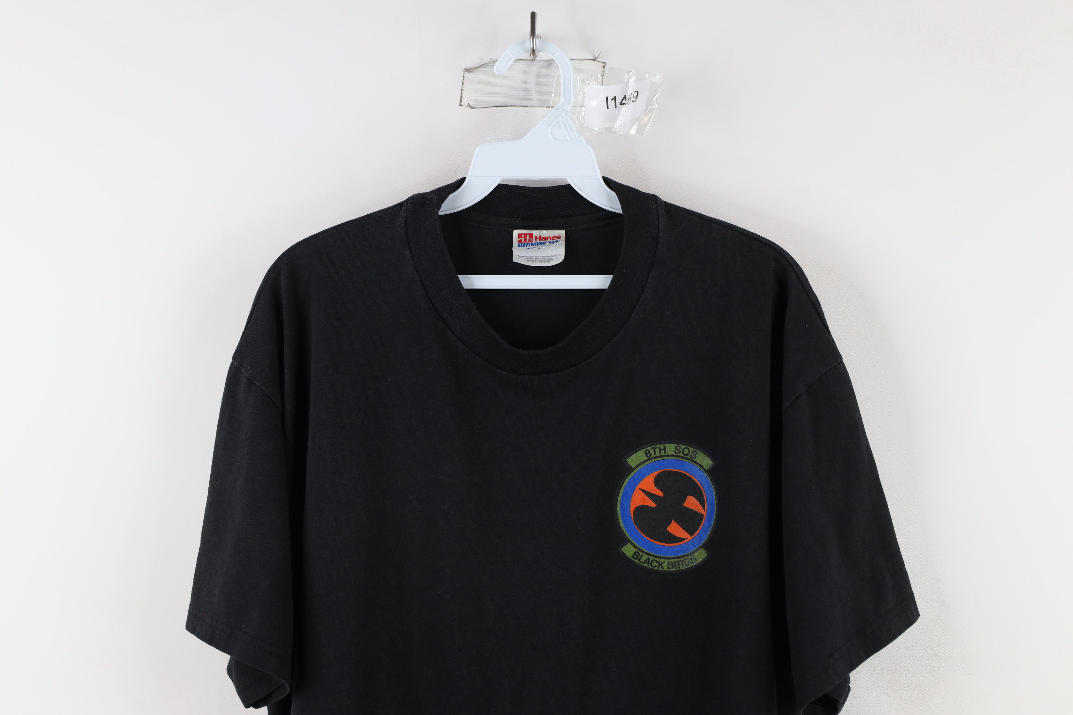 Vintage Vintage 90s Special Operations Squadron Black Birds T-Shirt Size US L / EU 52-54 / 3 - 2 Thumbnail
