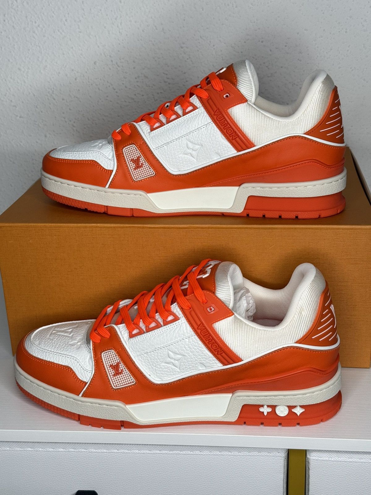 Louis Vuitton Louis Vuitton LV Trainer Orange Size US 9.5 / EU 42-43 - 8 Thumbnail
