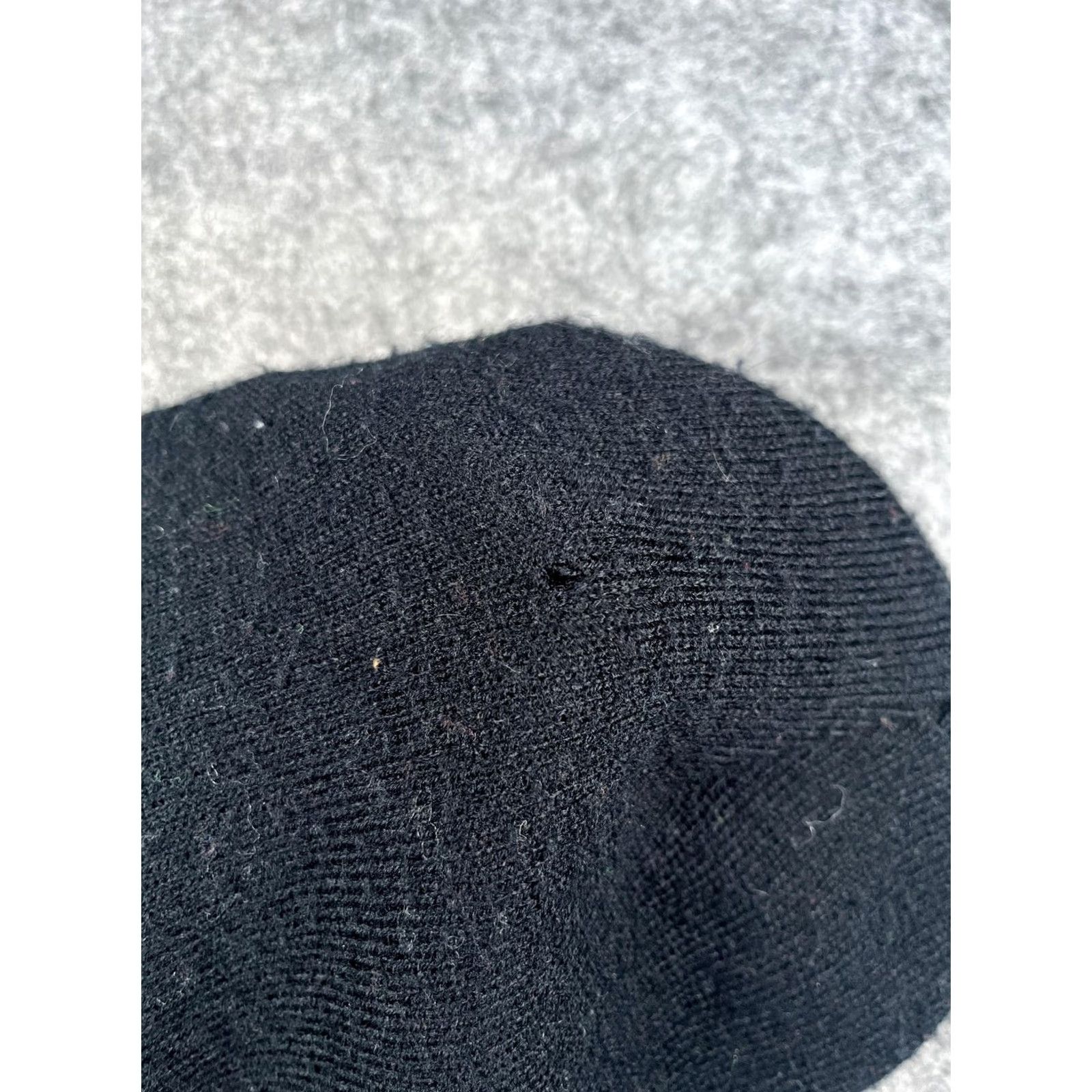 Vintage VINTAGE Trader Joes Hat Beanie Mens One Size Black Knit Logo Winter Grocery Yupoong Size ONE SIZE - 5 Thumbnail