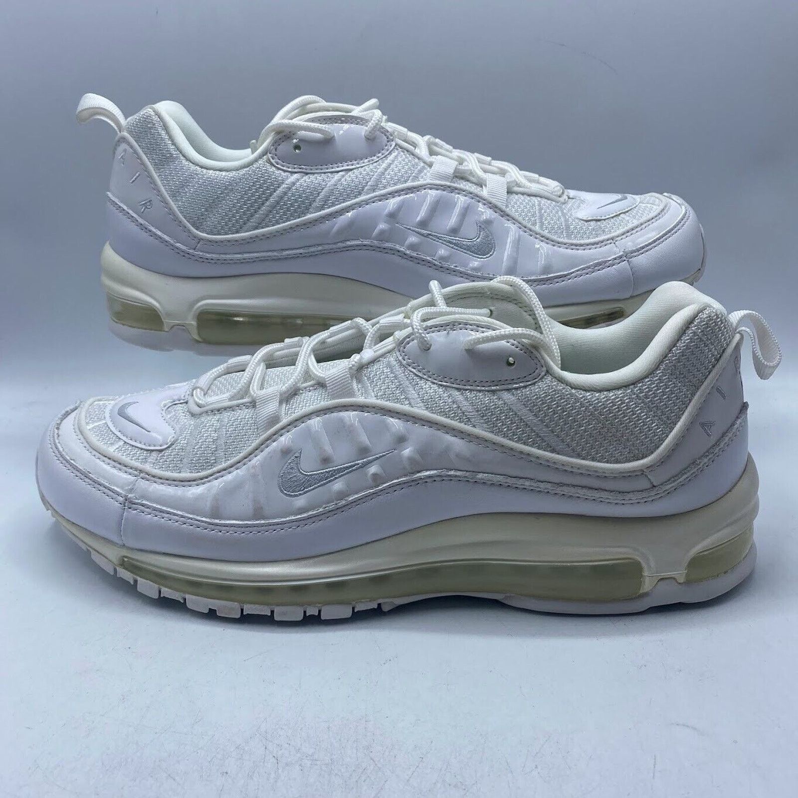 Nike Nike Air Max 98 White Men's Size 11.5 640744 106 Brand NEW Size US 11.5 / EU 44-45 - 2 Thumbnail