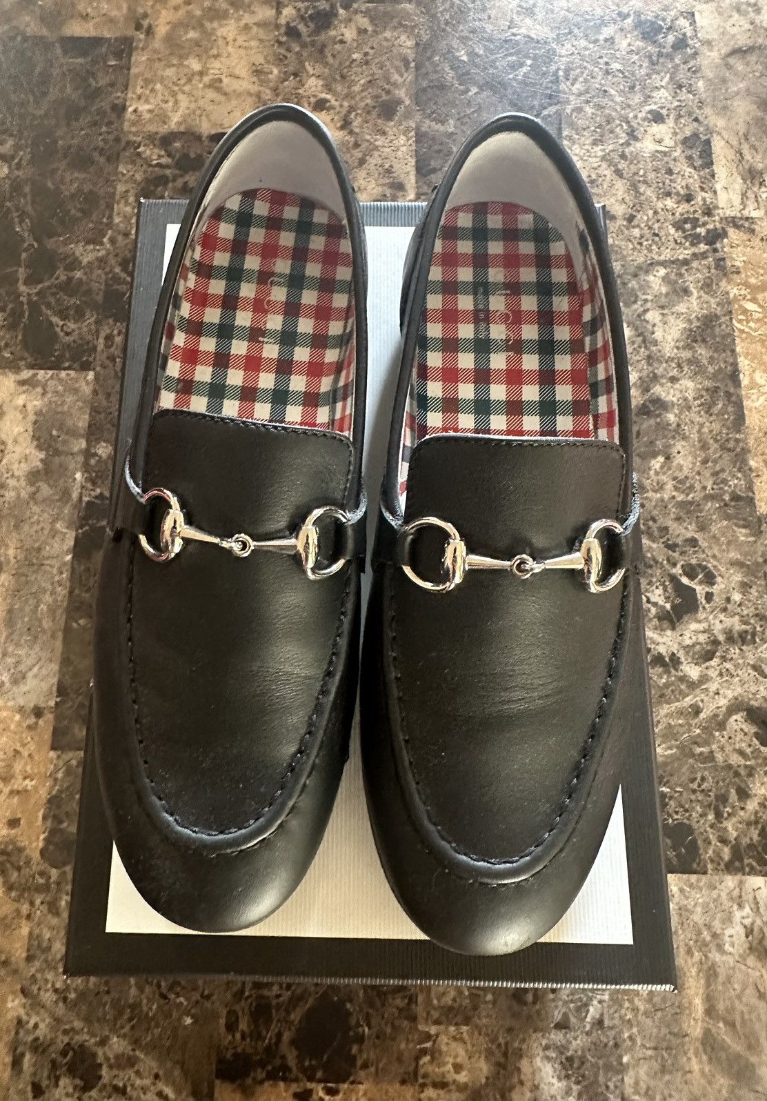 Gucci Gucci Jordaan loafers in black size 33 kids Grailed