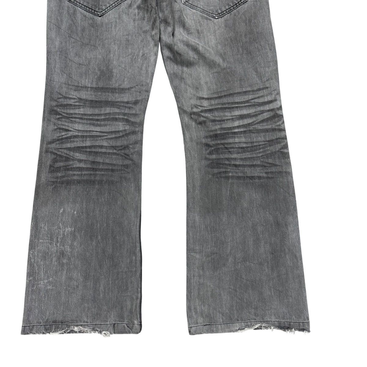 semanticdesign Vintage Semantic Design Snake Skin Denim Flare Jeans Size US 35 - 13 Thumbnail