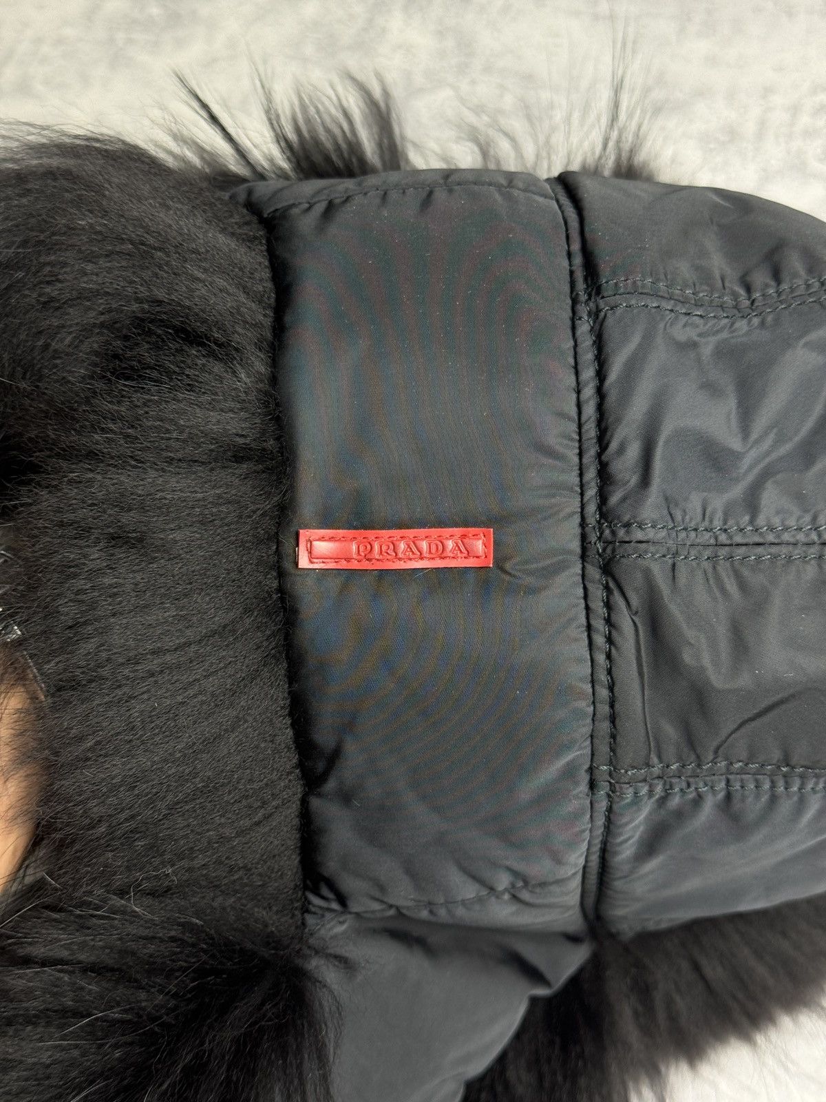 Prada Prada FW03 Asiatic Raccoon Real Fur Trapper Ushanka Hat Cap Size ONE SIZE - 7 Thumbnail