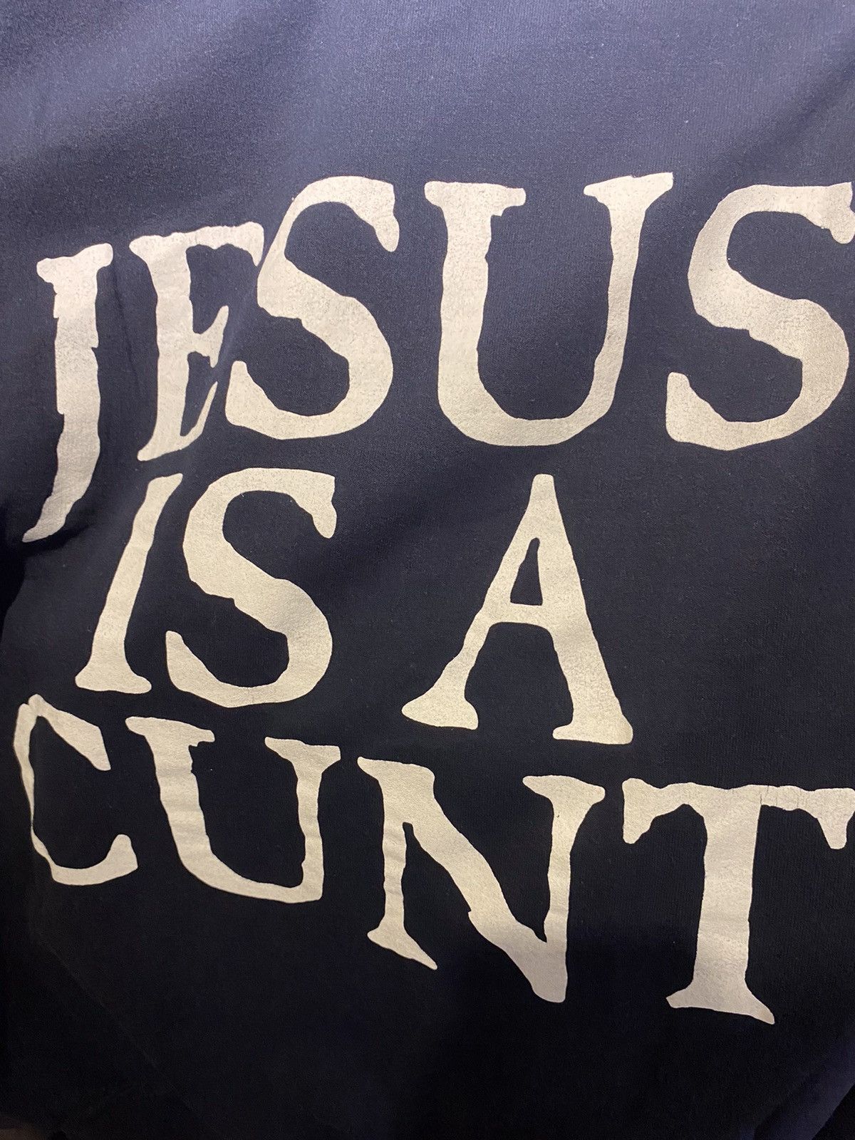 Band Tees × Vintage Y2K Cradle of Filth Jesus Is A Cunt Hoodie 