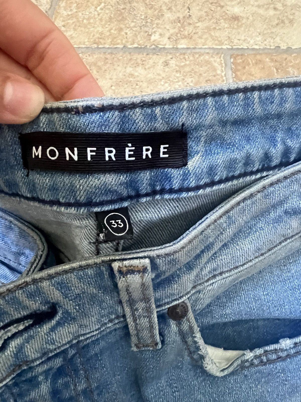 MONFRERE Monfrere Men’s Jeans Size 33 Size US 33 - 5 Thumbnail