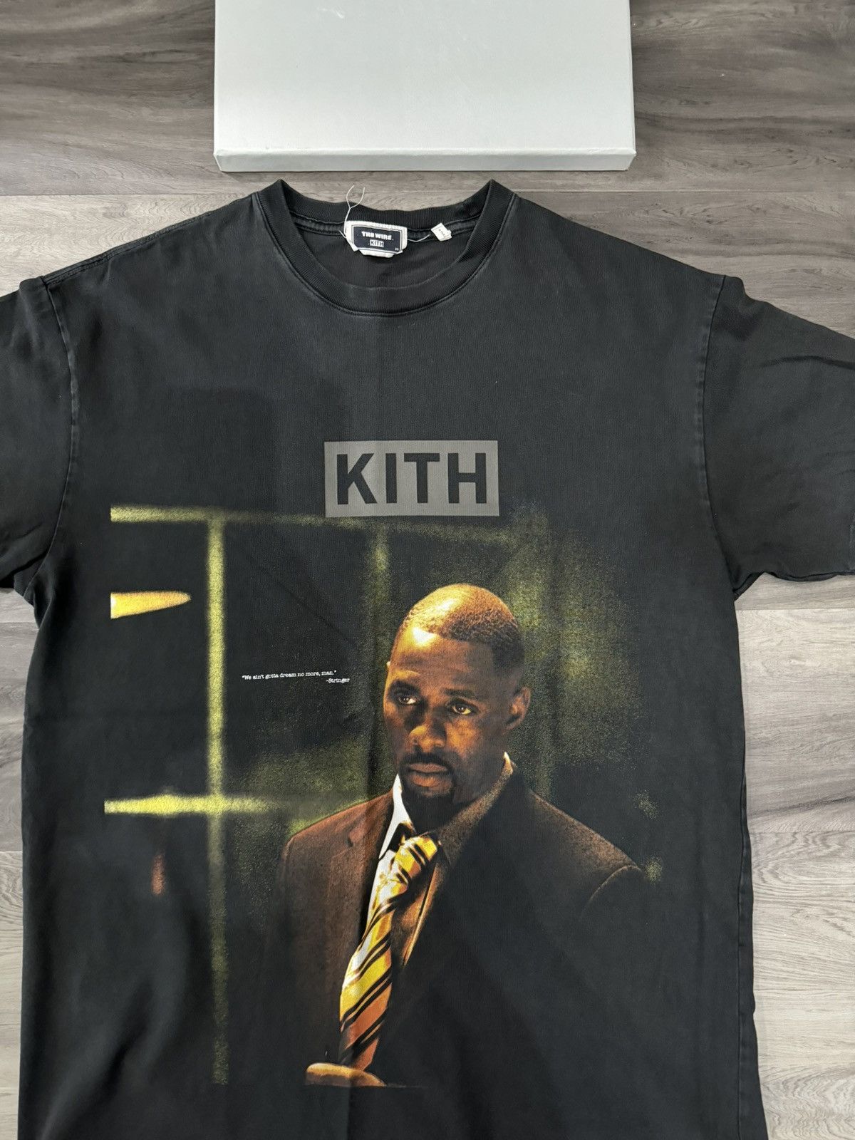 Kith Kith The Wire Collab Stringer Bell T-Shirt | Grailed