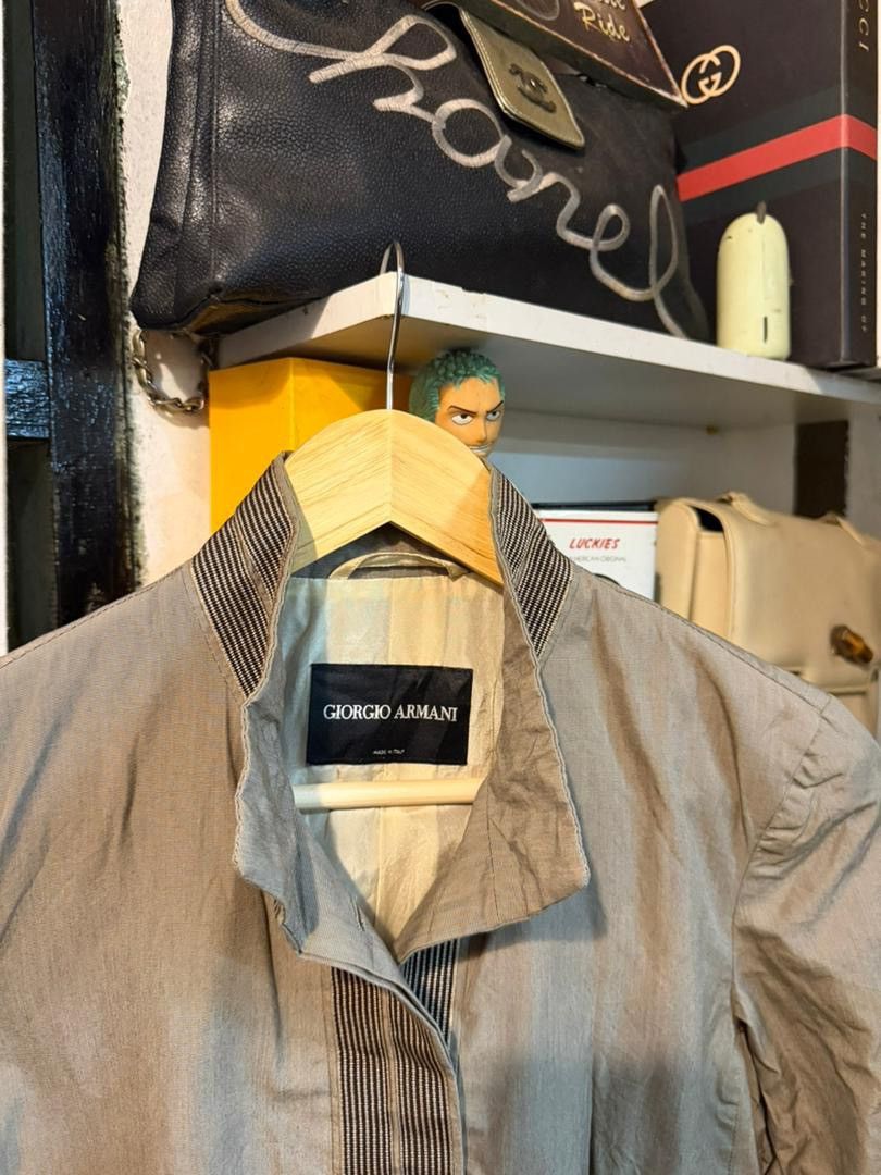 Giorgio Armani Giorgio Armani Jacket With Subtle Vertical Stripe SS07 Size XS / US 0-2 / IT 36-38 - 7 Thumbnail