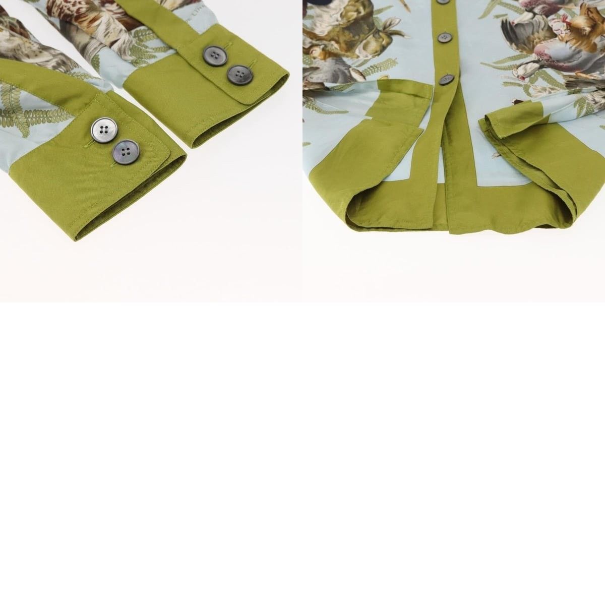 Hermes Hermes Long Sleeved T Shirt Silk In H De Linares G Size US M / EU 48-50 / 2 - 4 Thumbnail