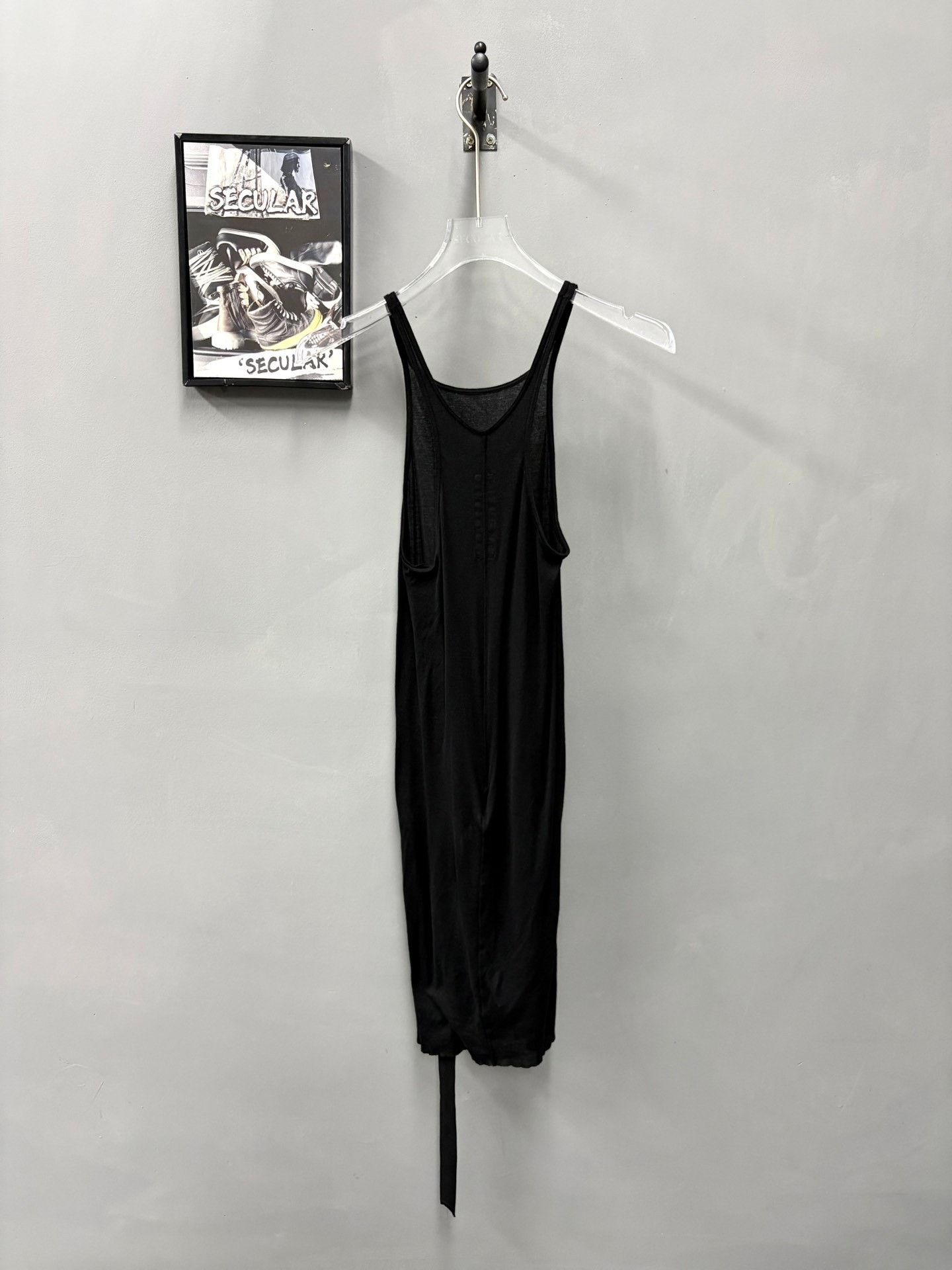 Rick Owens Drkshdw Rick Owens Drkshdw Slip Dress With Sash Size XS / US 0-2 / IT 36-38 - 1 Thumbnail