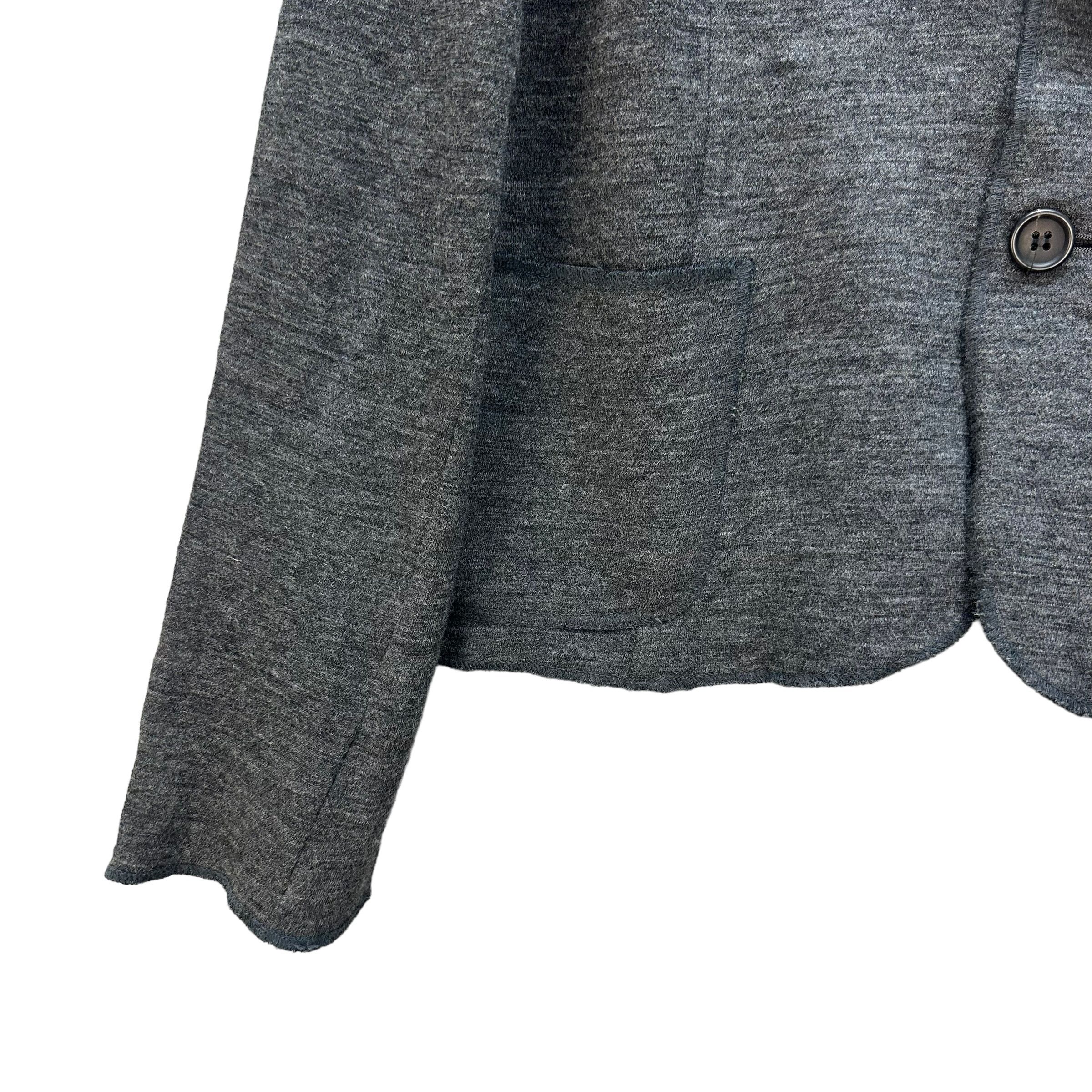 Yohji Yamamoto Y's DOUBLE COLLAR WOOL CROP JACKET / CARDIGAN #8810-028 Size M / US 6-8 / IT 42-44 - 4 Thumbnail