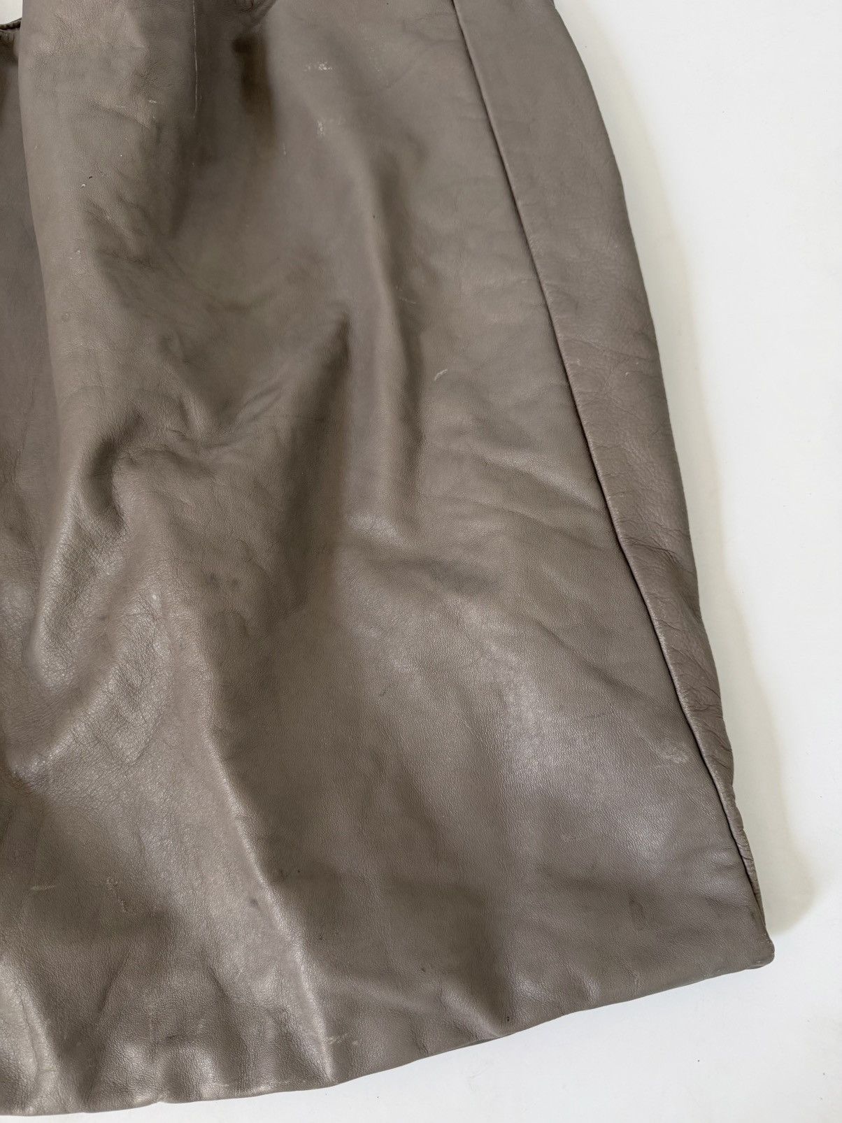 Maison Margiela Martin Margiela SS11 Oversized Shopper Leather Tote Bag Size ONE SIZE - 3 Thumbnail