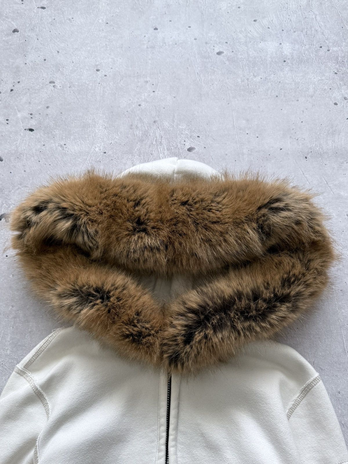 Abercrombie & Fitch Avant Garde Abercrombie & Fitch Fur Hood Zip Hoodie 00s Size US M / EU 48-50 / 2 - 2 Thumbnail