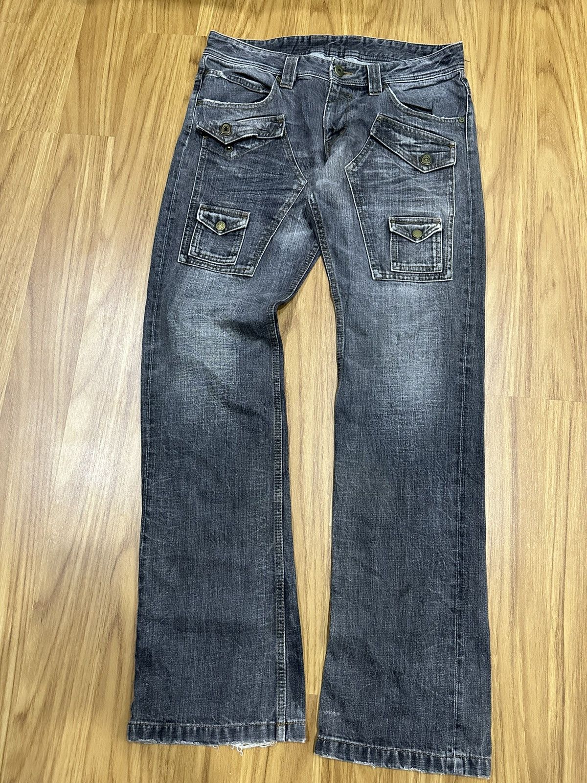 Japanese Brand Rare Rattle Trap Multipocket Denim Pants Size US 32 / EU 48 - 4 Thumbnail
