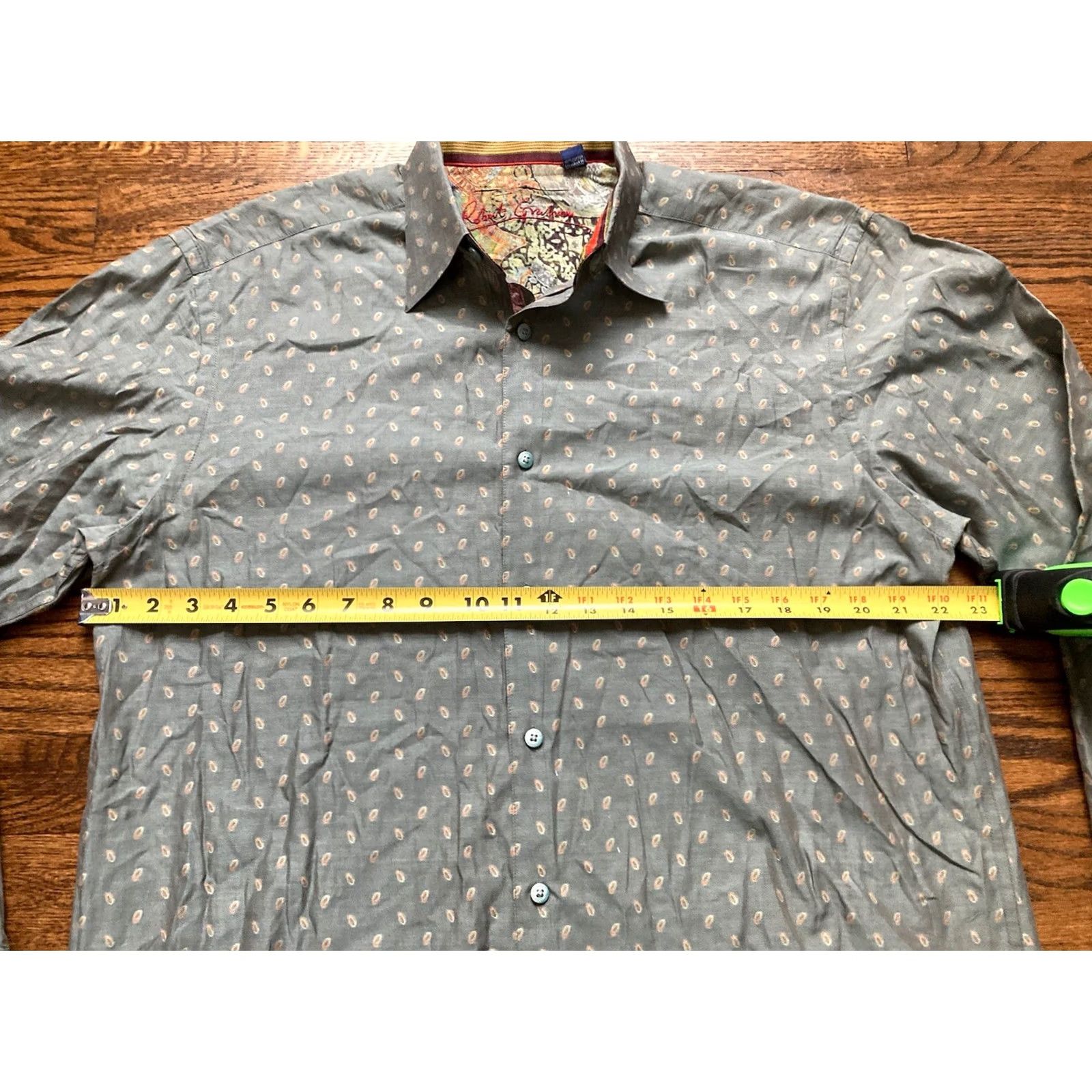 Robert Graham Robert Graham Shirt Men’s Large Long Sleeve Button Up Paisley Flip Cuff Size US L / EU 52-54 / 3 - 2 Thumbnail