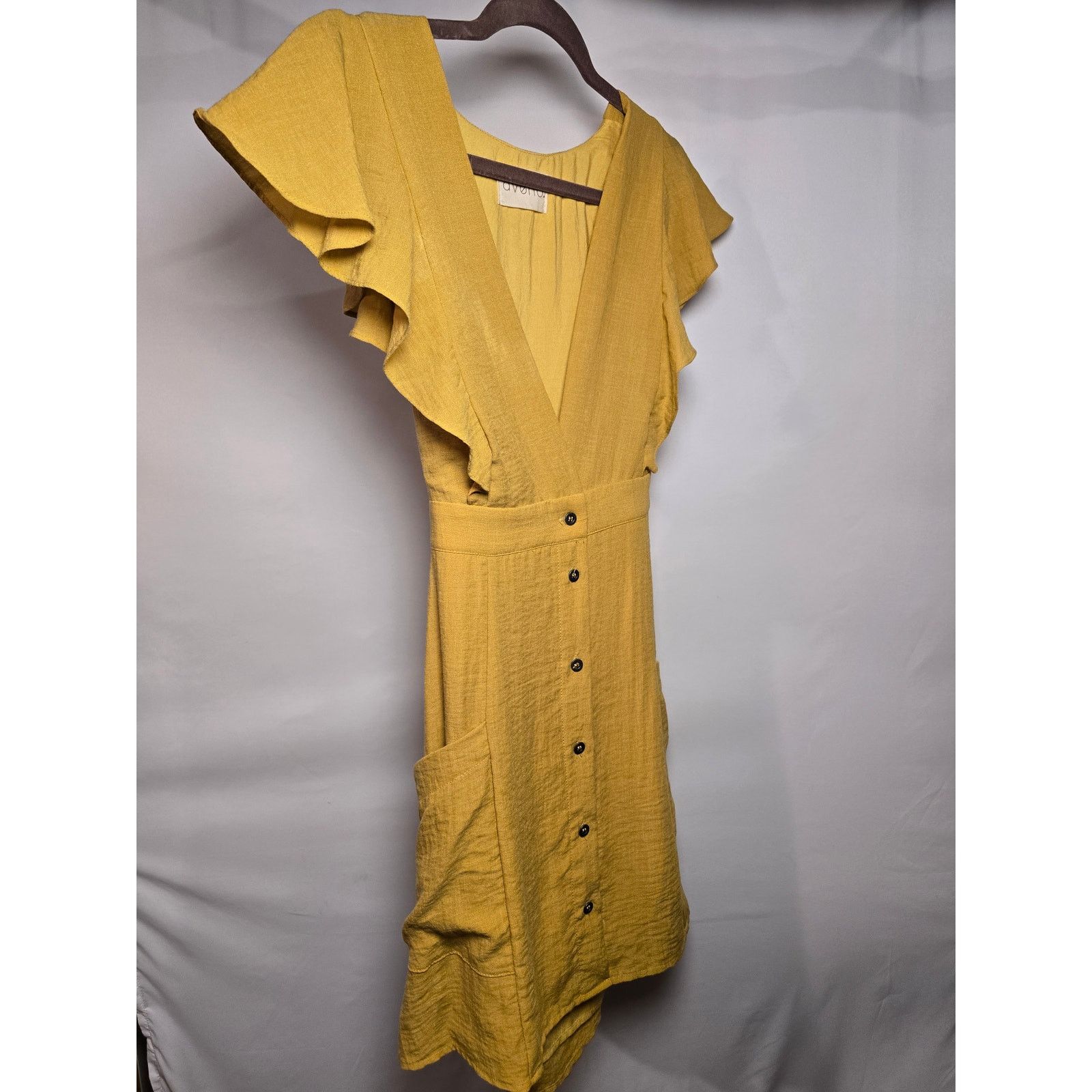 Avenue Avenue Yellow Dress Size Large Size L / US 10 / IT 46 - 3 Thumbnail