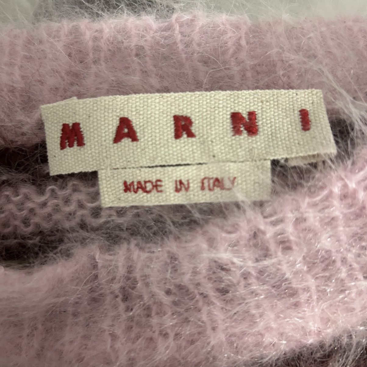 Marni New Marni Striped Mohair Sweater Mens Size 54 Size US L / EU 52-54 / 3 - 3 Thumbnail