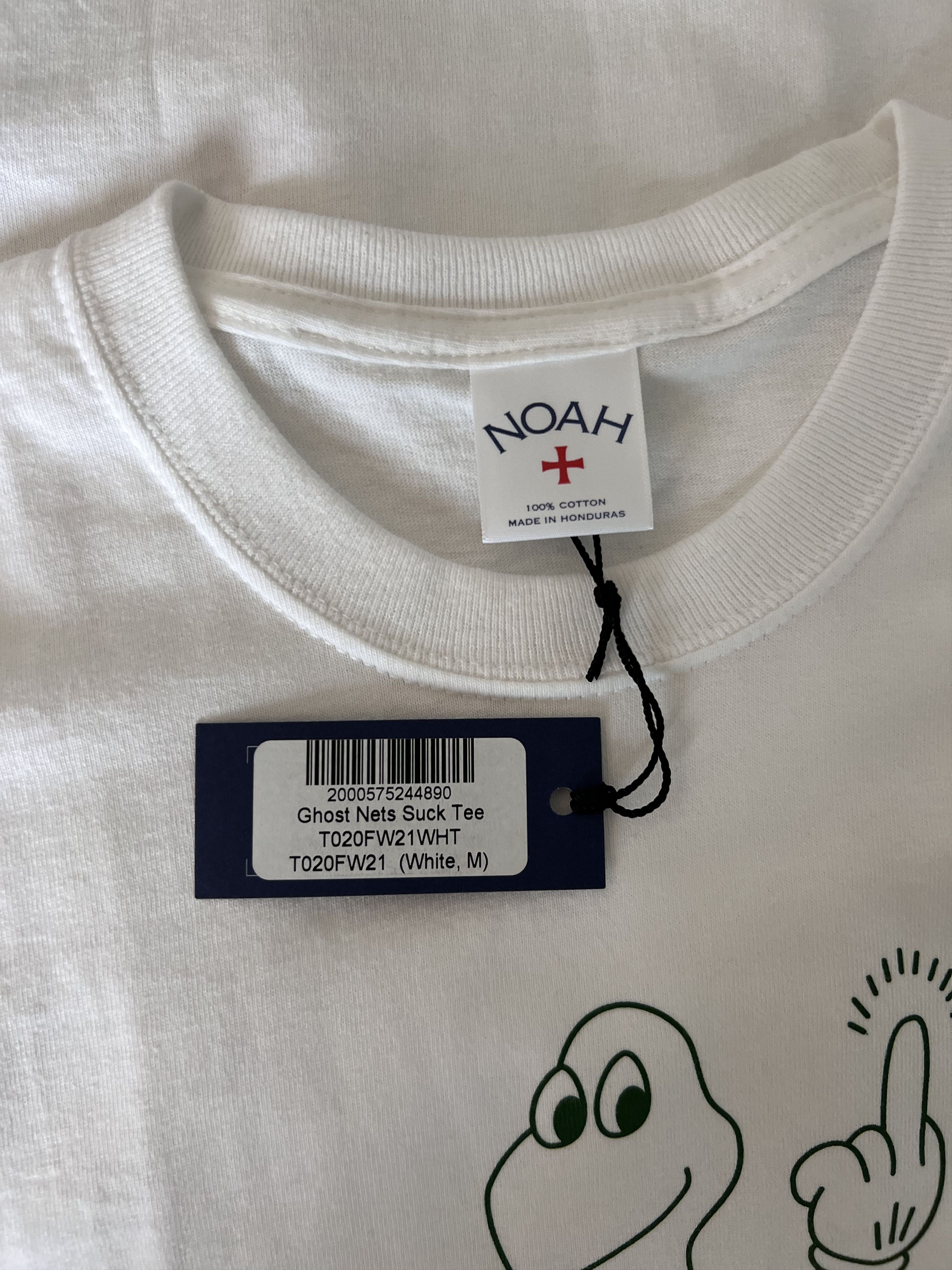 Noah Noah NYC Ghost Nets Suck Tee in White Size US M / EU 48-50 / 2 - 5 Thumbnail