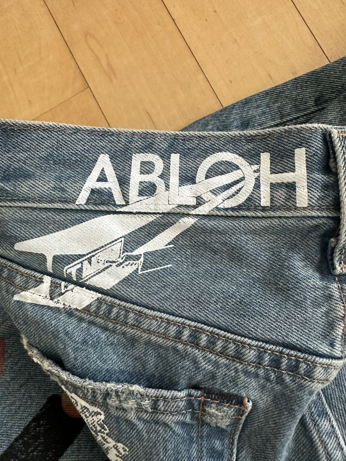 DENIM TEARS × Levi's × Virgil Abloh The Denim Tears x Virgil Abloh "Message in a Tear" Size US 28 / EU 44 - 3 Thumbnail