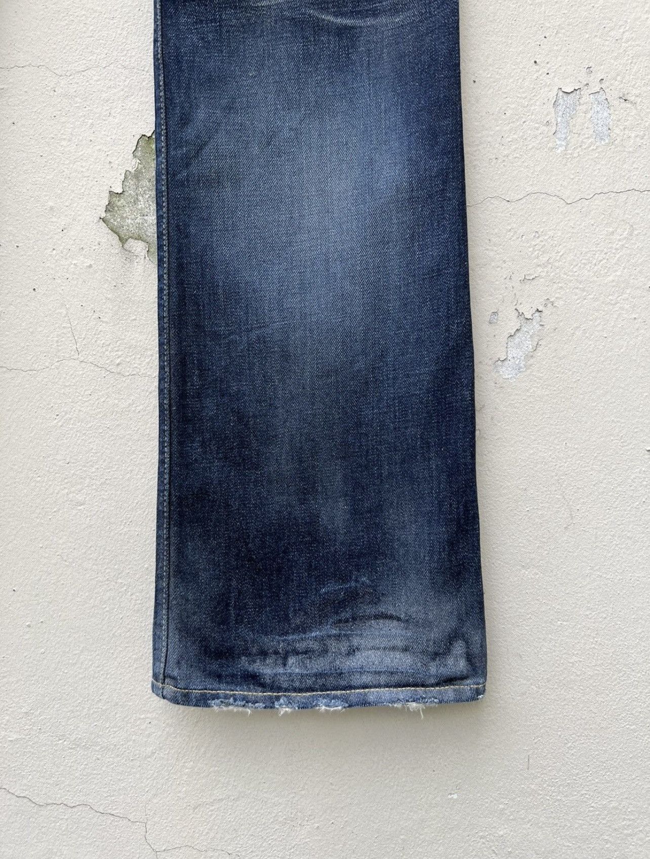 2005 LVC Levi’s 607 Big E Orange Tab Denim Bootcut Jeans