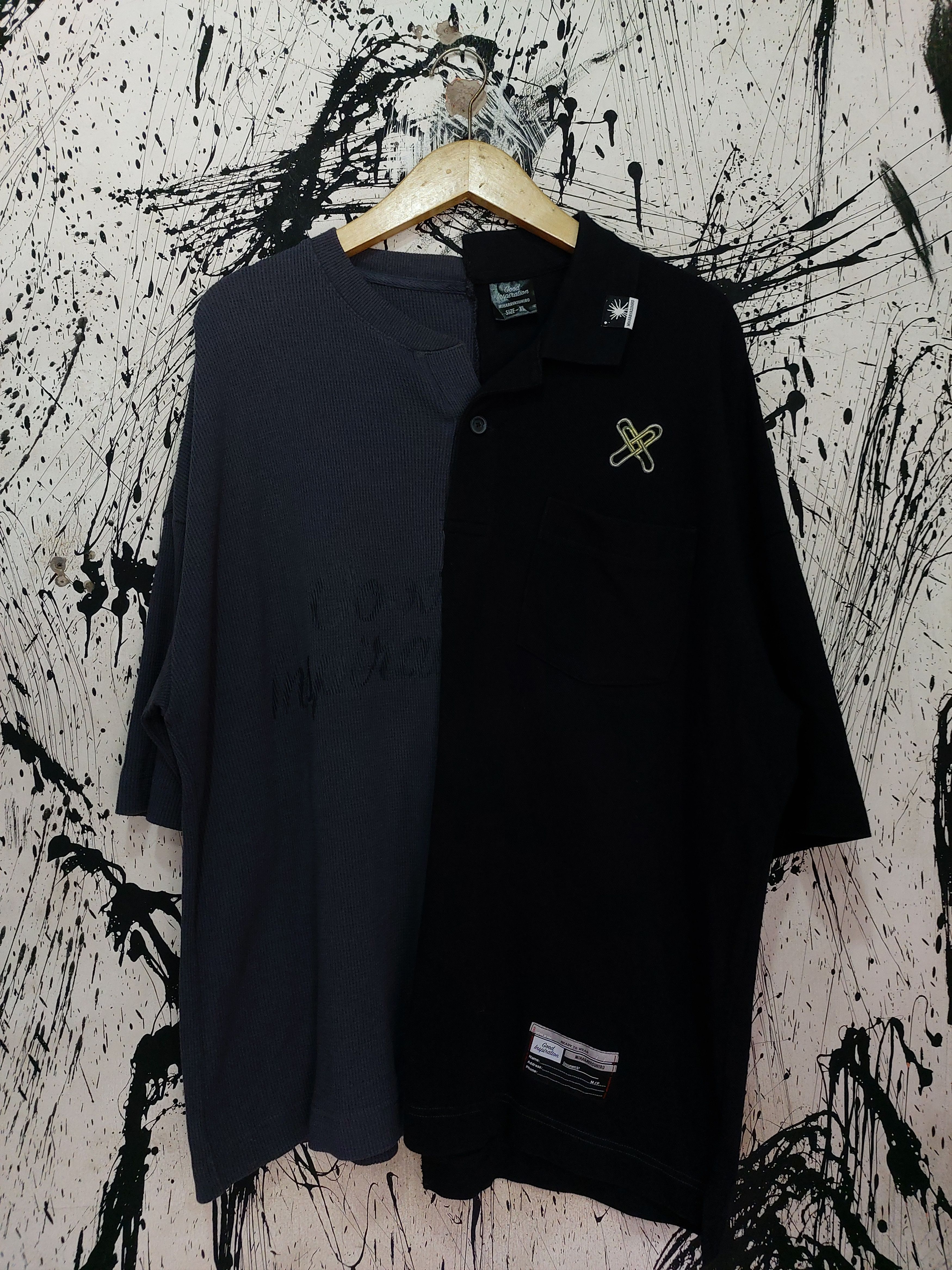 GU × Maison MIHARA YASUHIRO GU X MAISON MIHARA YASUHIRO GOOD INSPIRATION BUTTON UP Size US XL / EU 56 / 4 - 1 Thumbnail