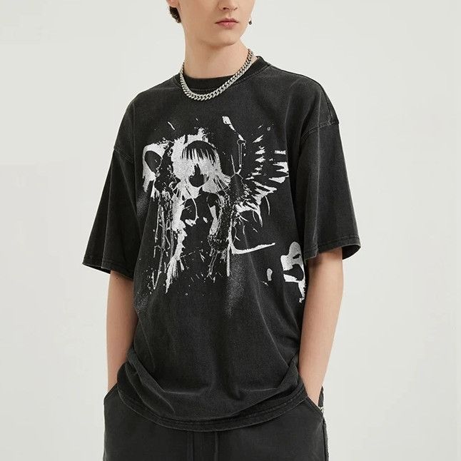 Anime × Japanese Brand Streetwear Anime Cartoon Angel Girl Size US M / EU 48-50 / 2 - 1 Thumbnail