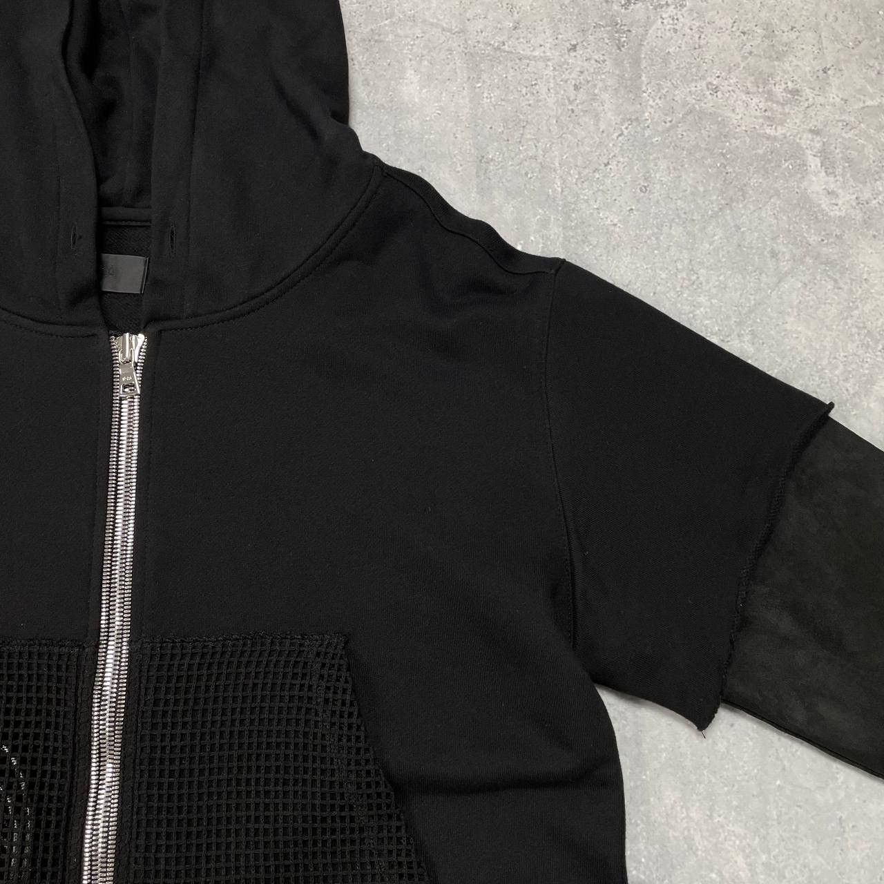 Rta RTA Full Zip-Up Hoodie With Leather Sleeves Women's Black Size M / US 6-8 / IT 42-44 - 8 Thumbnail