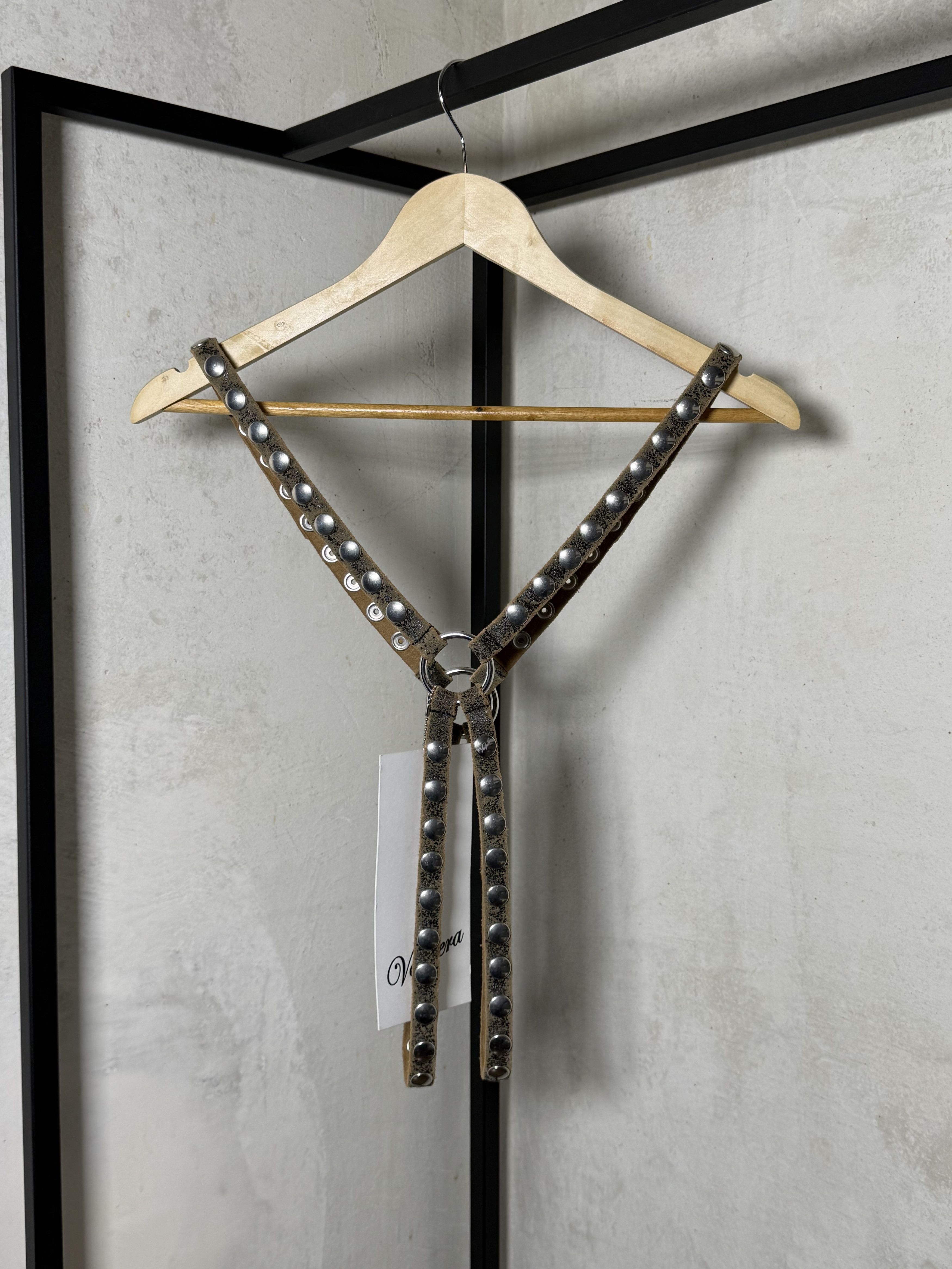 Vaquera VAQUERA Leather Studded Harness Belt Size ONE SIZE - 3 Thumbnail