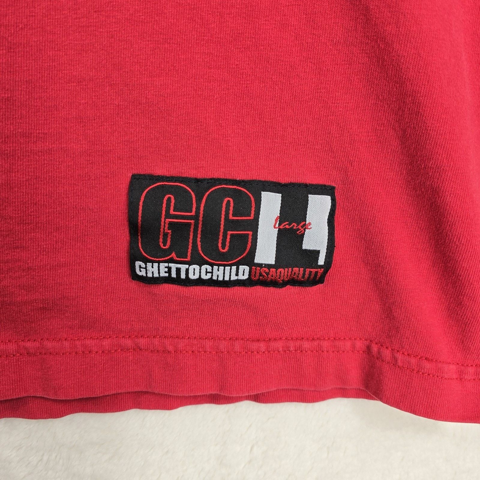 Other Vintage Ghetto Child Skateboard Wheels Shirt Large Skater Size US L / EU 52-54 / 3 - 7 Thumbnail