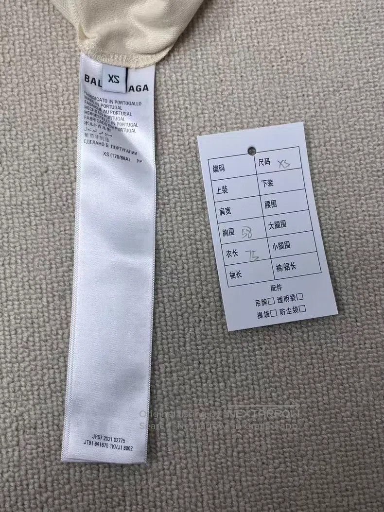 Balenciaga Balenciaga Letter Printed Crew Neck Short Sleeve T-Shirt Size US XS / EU 42 / 0 - 4 Thumbnail