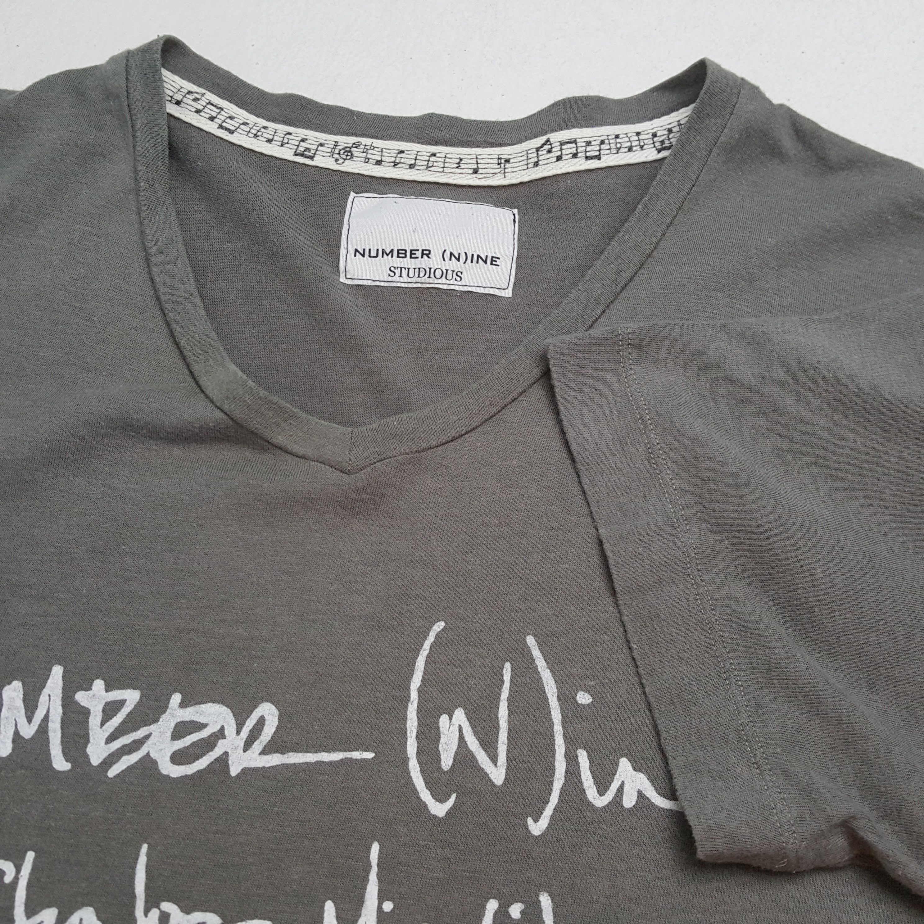 Number (N)ine NUMBER (N)INE Japanese Brand Custom Art Tshirt Size US M / EU 48-50 / 2 - 6 Thumbnail
