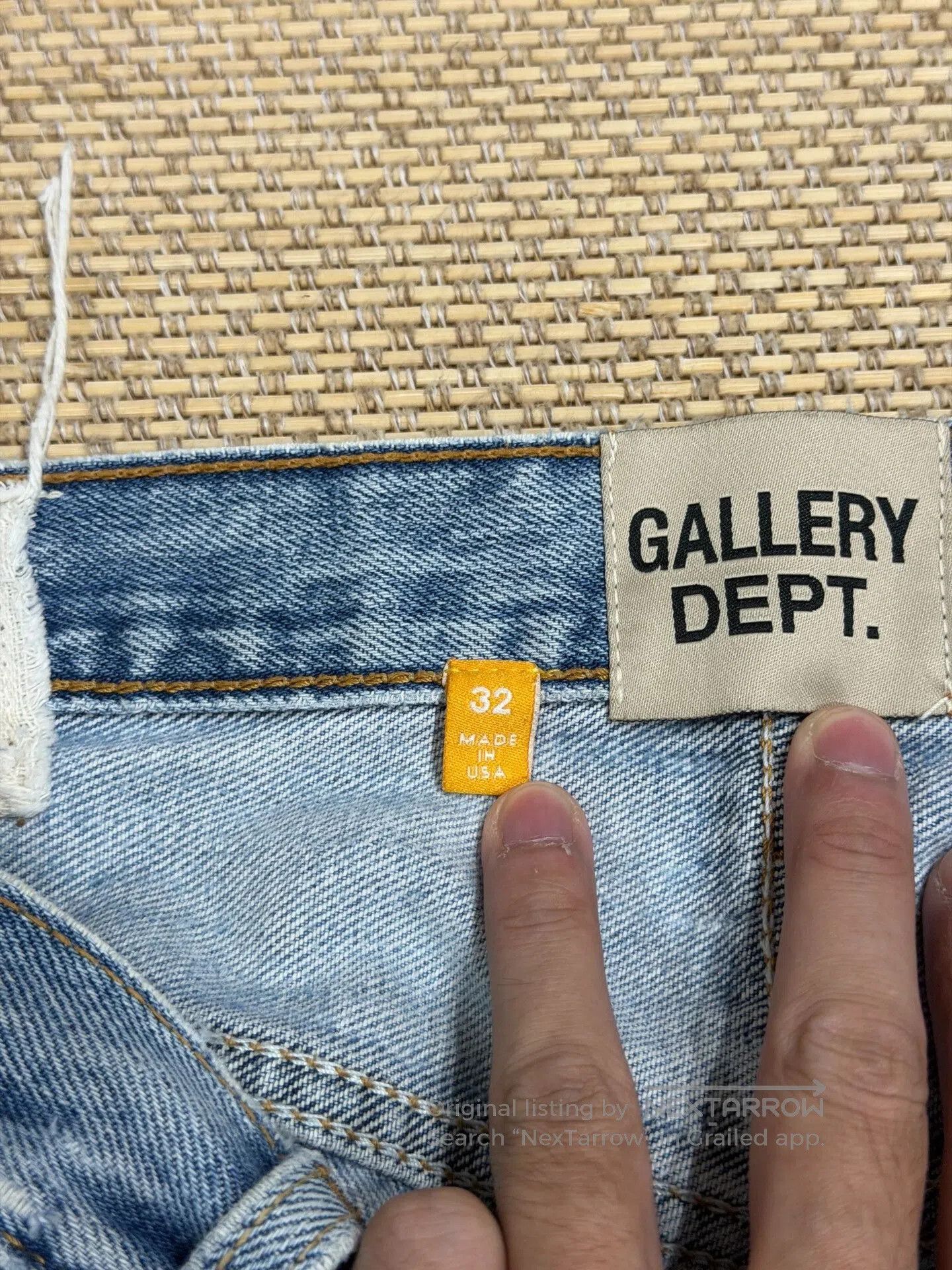 Gallery Dept. Gallery Dept 5001 Distressed Denim Jeans. Size US 32 / EU 48 - 4 Thumbnail