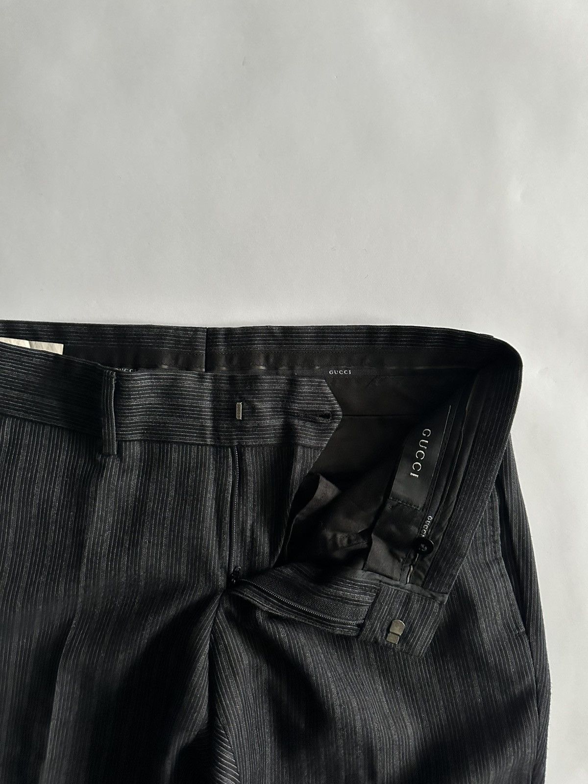 Gucci Gucci by Tom Ford Striped Wool Pants Size US 32 / EU 48 - 8 Thumbnail