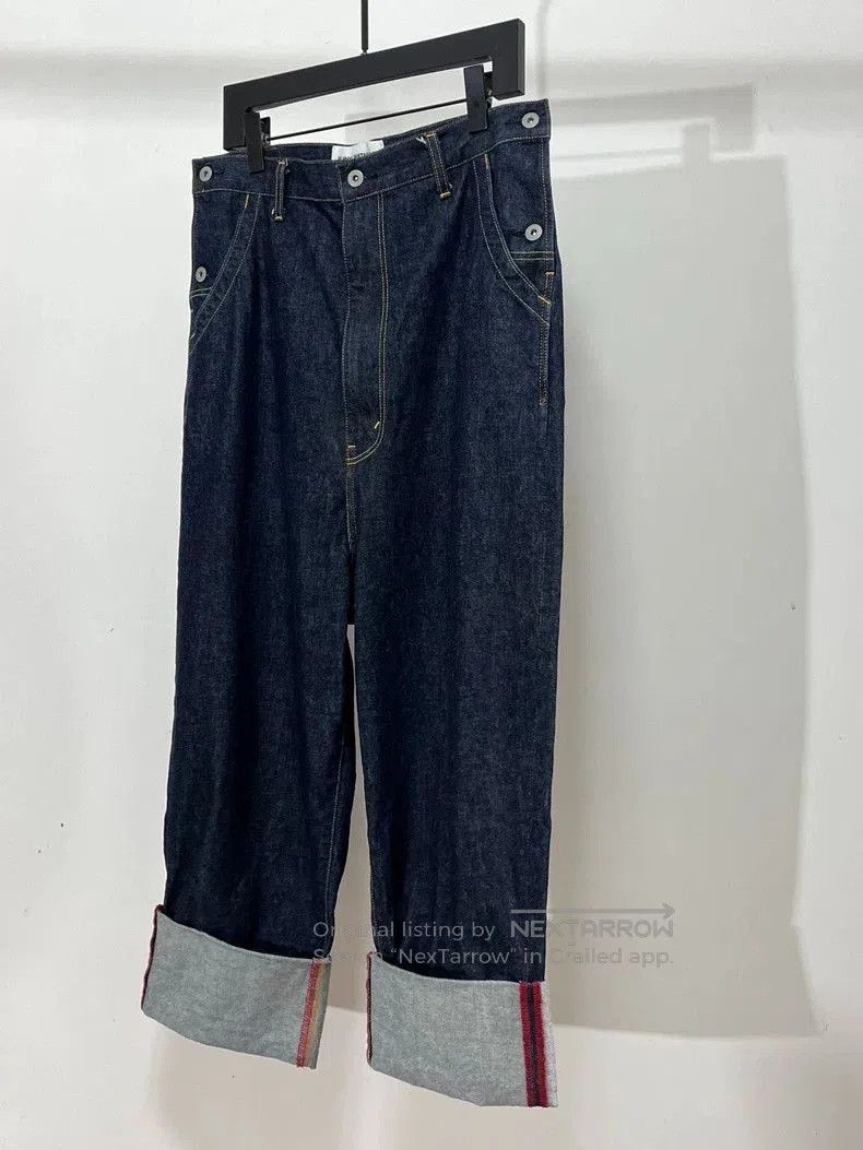 Junya Watanabe Junya Watanabe CDG Cuffed Straight Jeans. Size US 26 / EU 42 - 3 Thumbnail