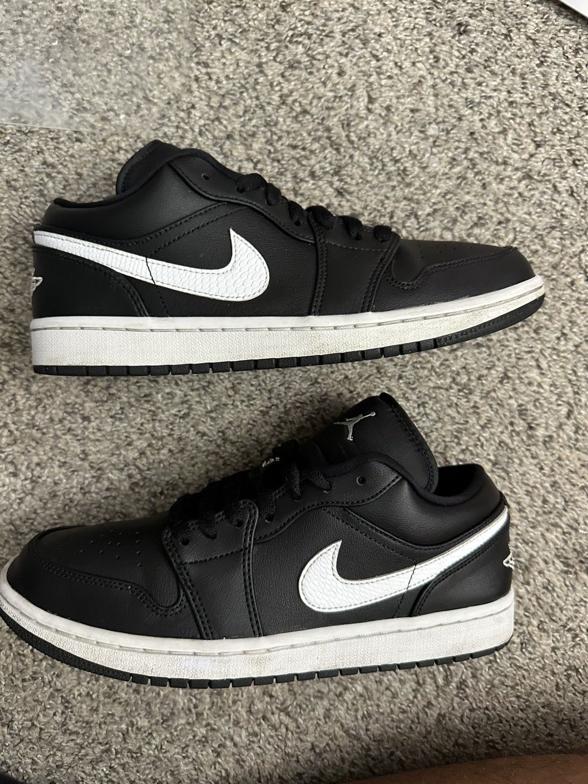 Nike Air jordan 1 low black white - size 8 men Size US 8 / EU 41 - 1 Thumbnail