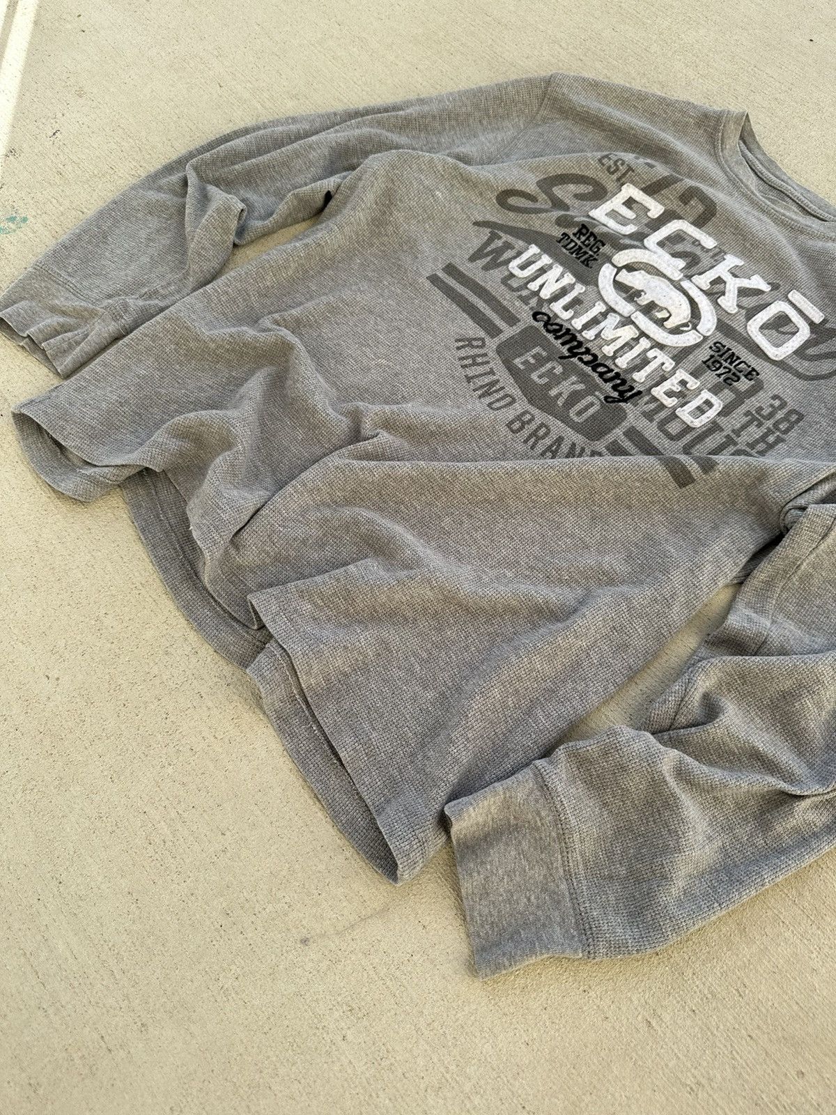 Ecko Unltd. × Vintage Y2K Ecko Unltd Thermal Size US XL / EU 56 / 4 - 3 Thumbnail