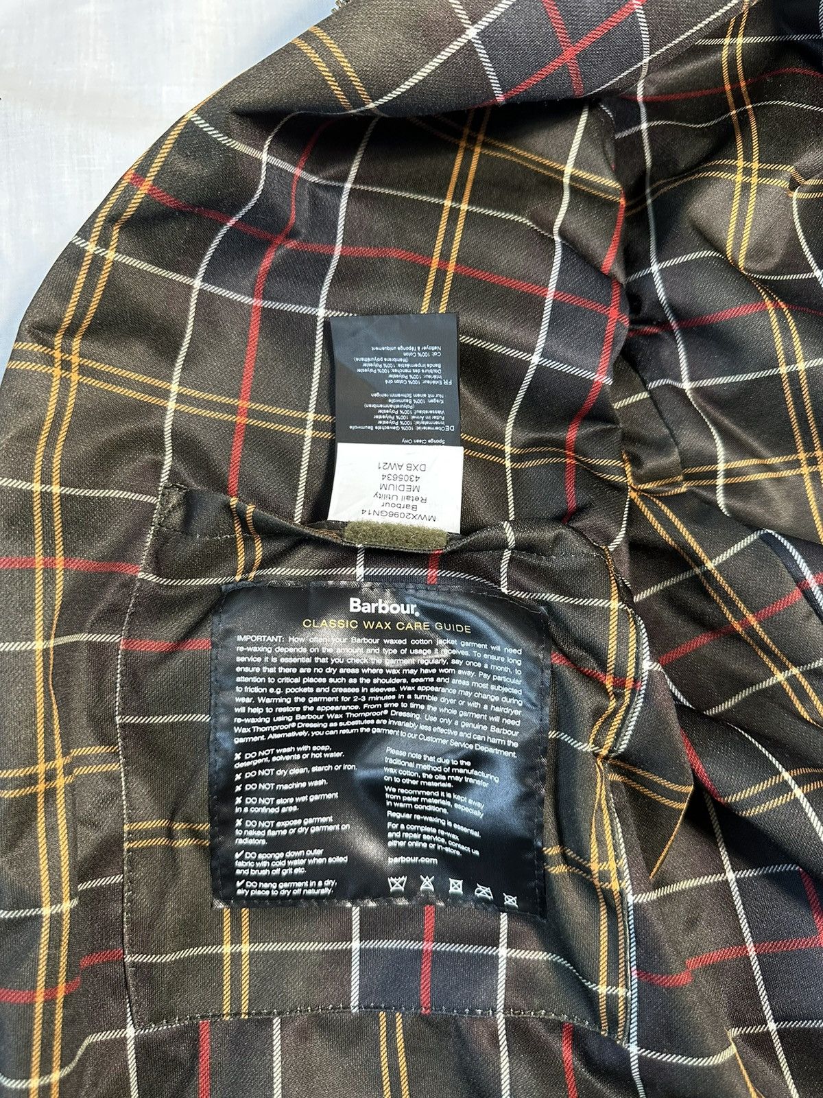 Barbour × Vintage Vintage Barbour Waxed Jacket Coat Made In London Size US M / EU 48-50 / 2 - 6 Thumbnail