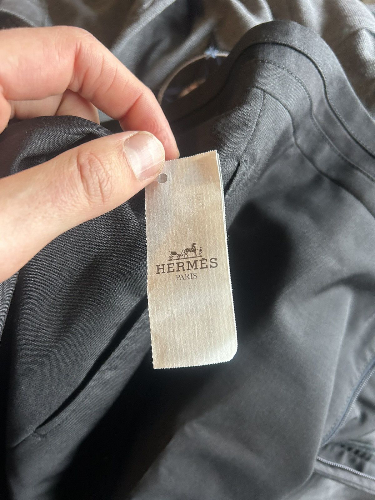 Hermes Hermes Saint Germain Mohair-Blend Trousers - Size 38 Size US 30 / EU 46 - 14 Thumbnail
